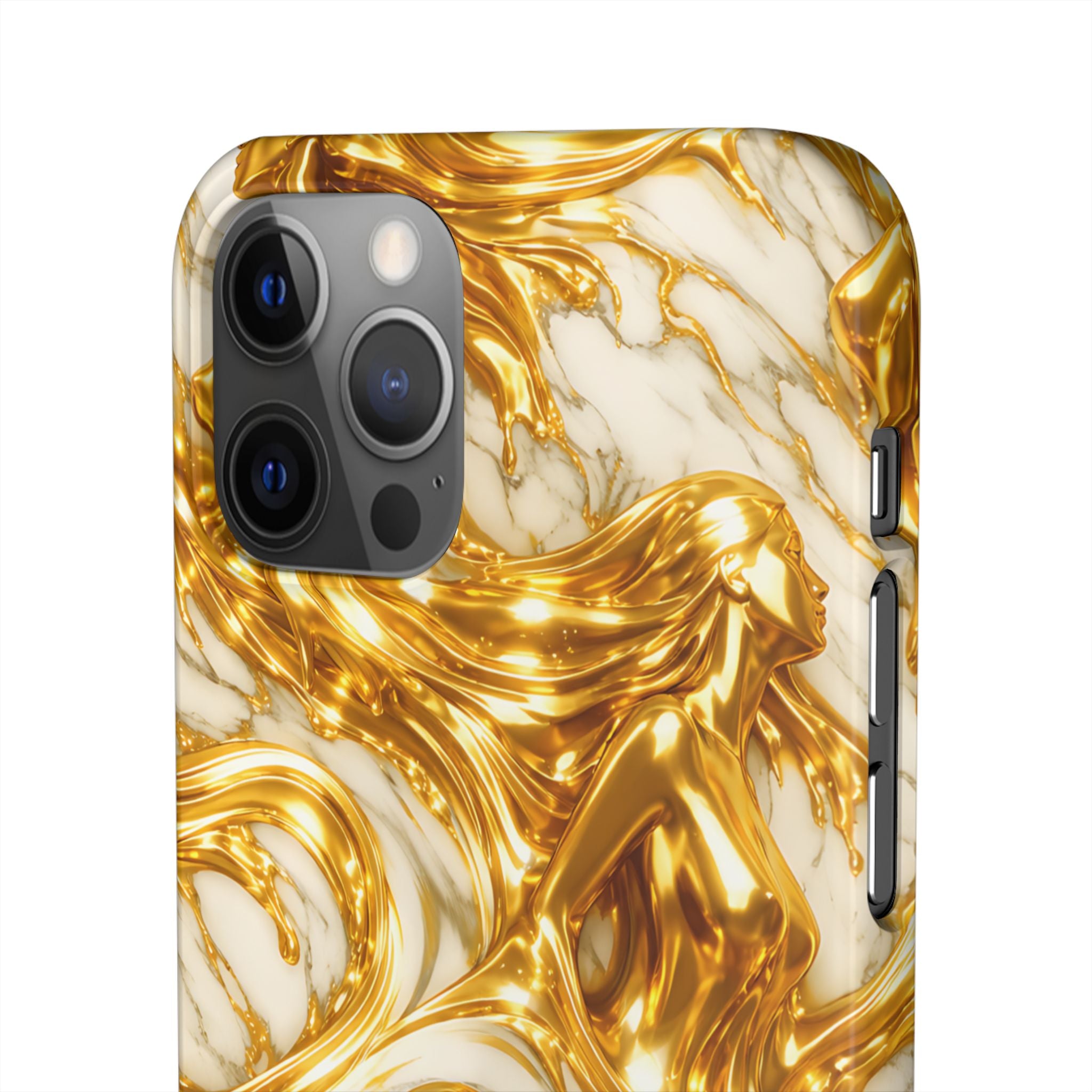 Divine Gold Woman Snap Phone Case for iPhone & Galaxy