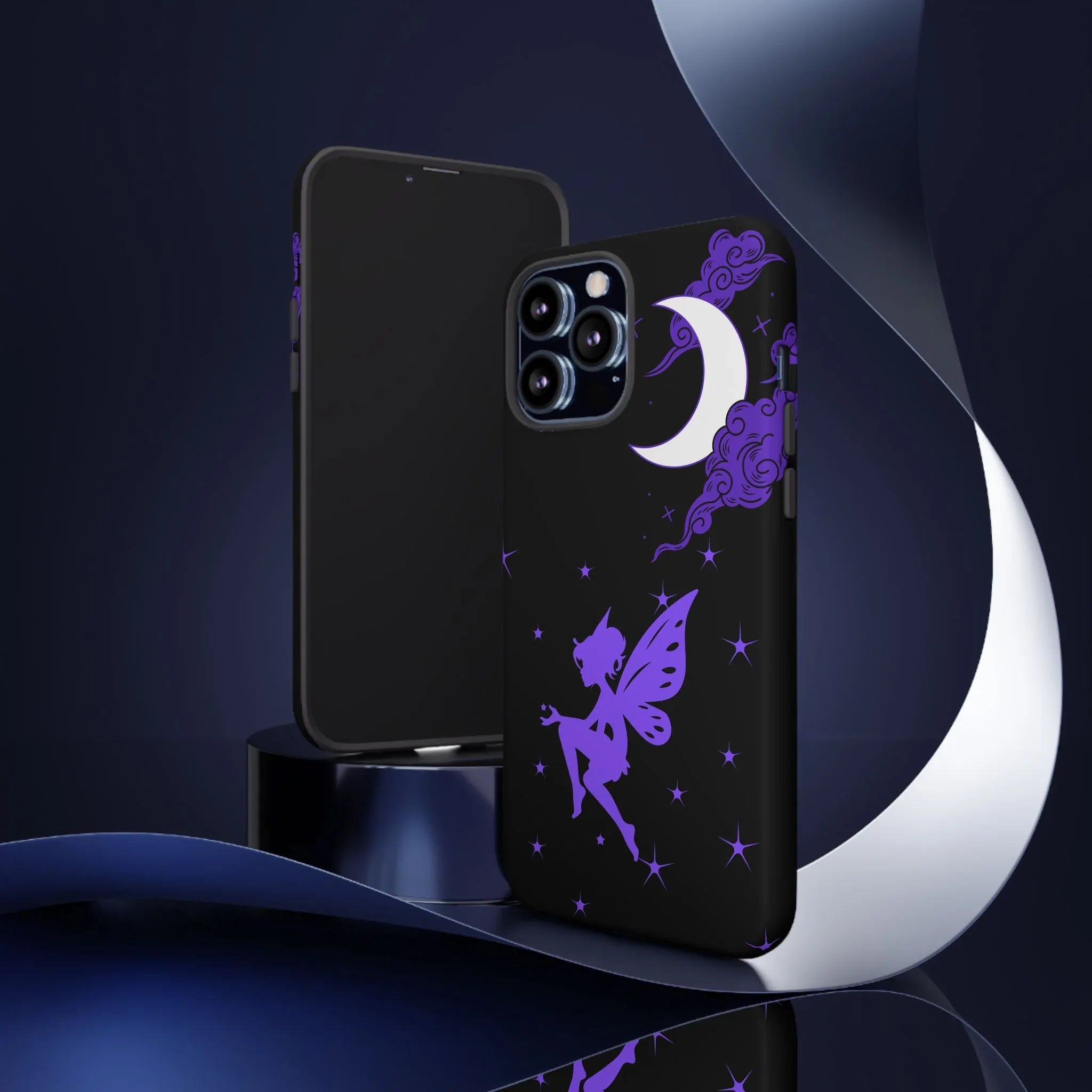 Moonlit Fairy Phone Case for iPhone 8-16 and Galaxy S10-S23 - KARARMDESIGN