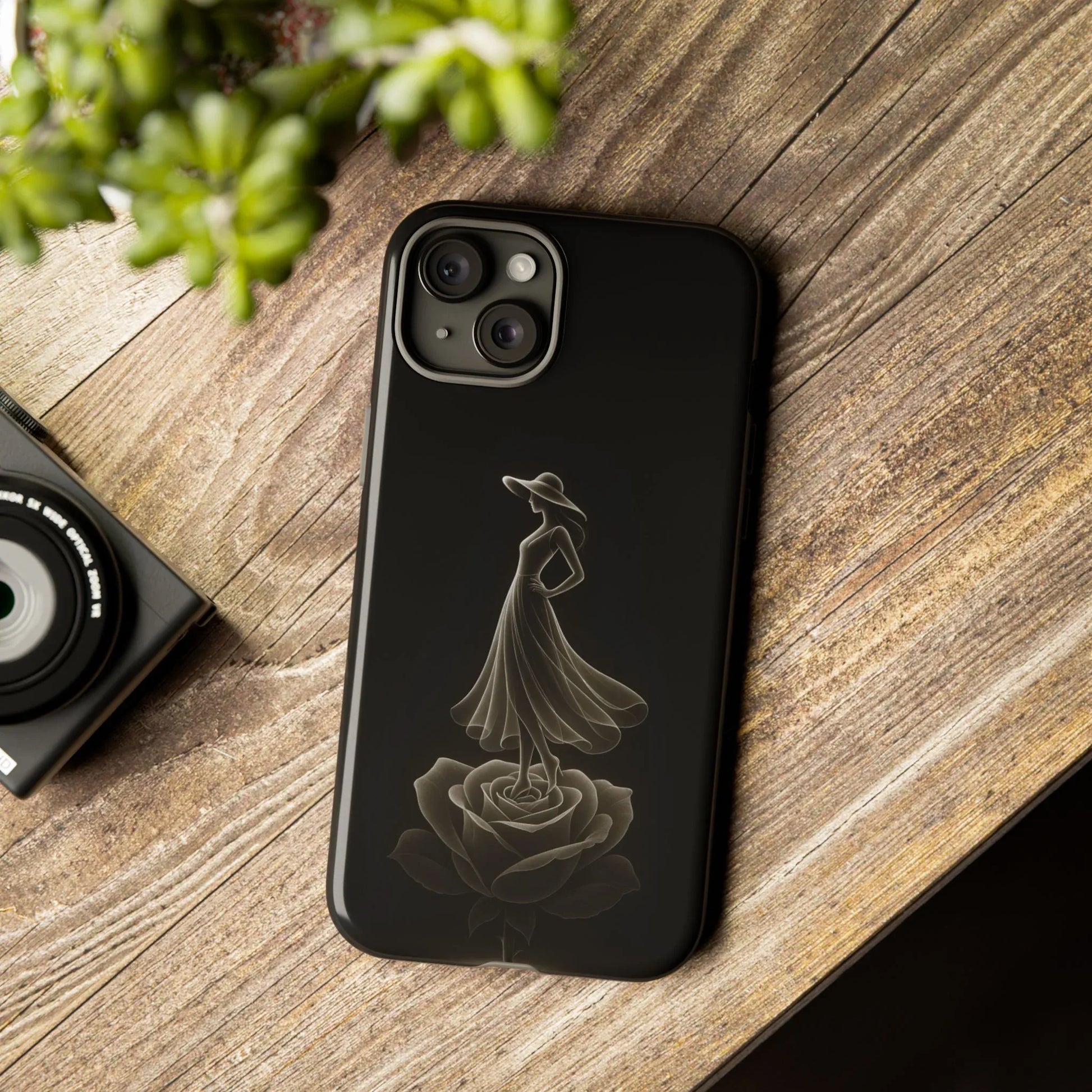 Elegant Woman Phone Case for iPhone 12-17 and Galaxy S20-S25 - KARARMDESIGN