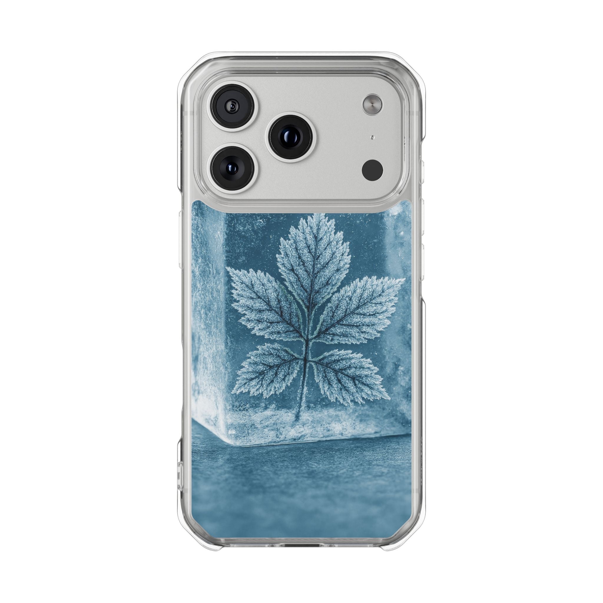 Frozen Leaf Phone Case for iPhone 14-17