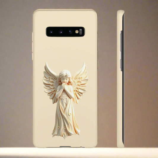Heavenly Angel Phone Case for iPhone 7-16 and Samsung Galaxy S10-S24 Models - KarArmDesign