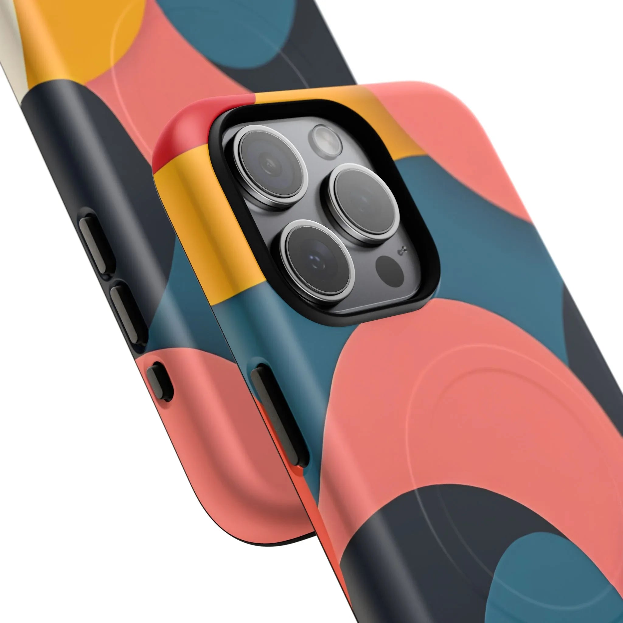 Colorful Abstract Art Phone Case for iPhone 13-17 - KARARMDESIGN