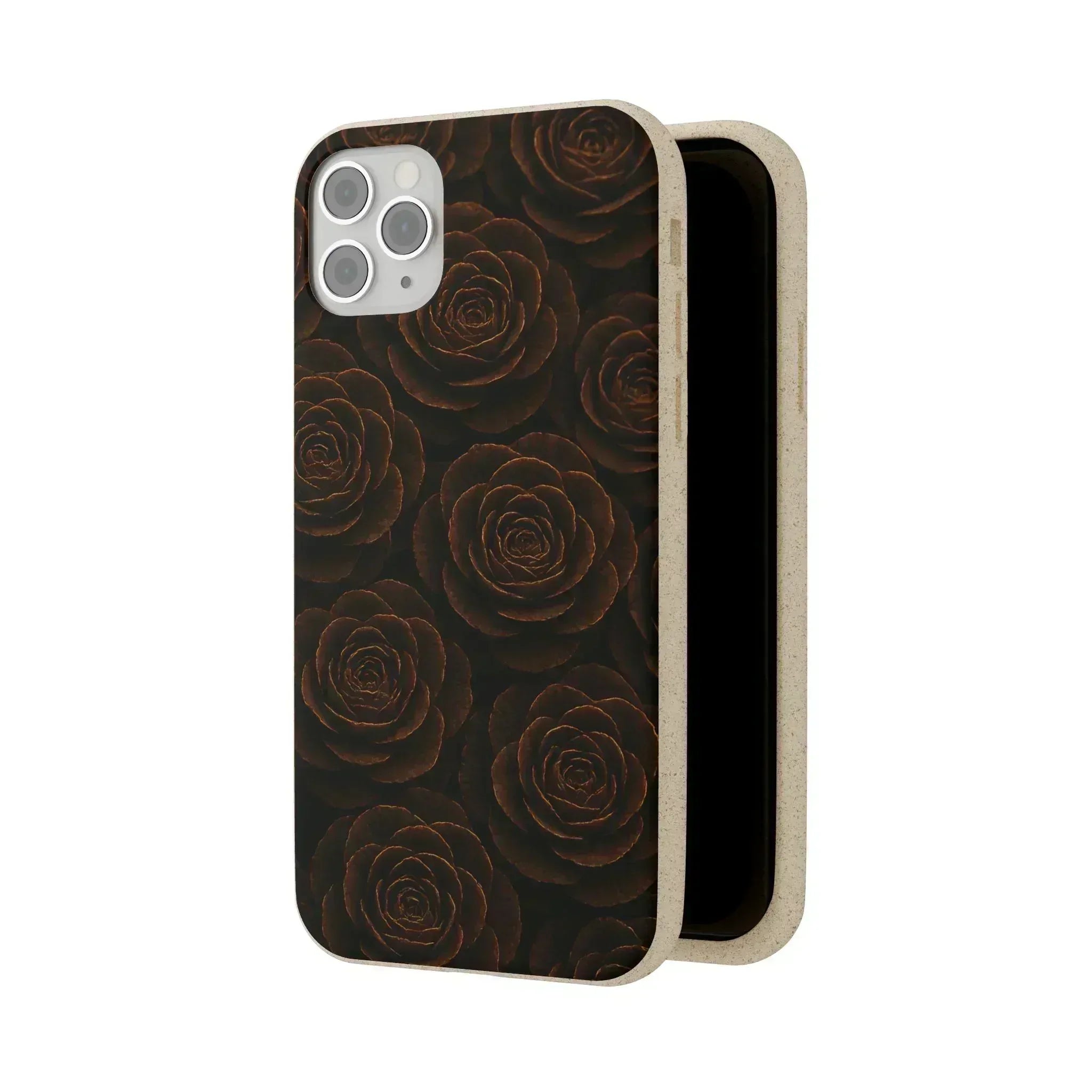 Wooden Roses Phone Case for iPhone 11-16 and Samsung Galaxy S20-S22 - KARARMDESIGN