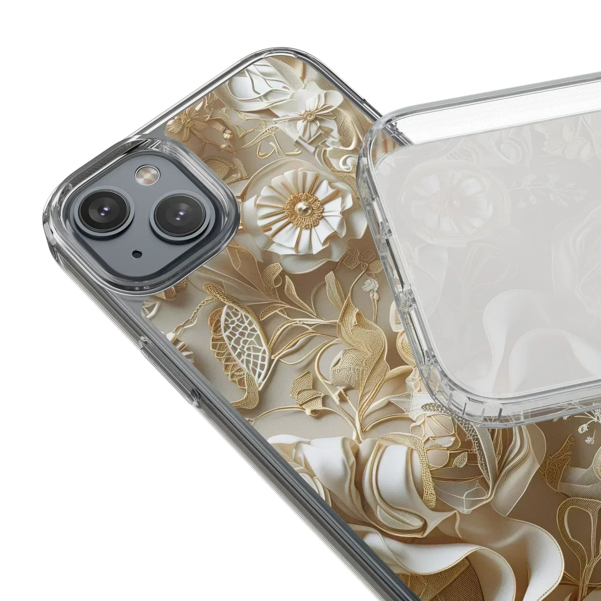 Minimalist Clear Phone Case for iPhone 12-16 and Samsung Galaxy S21 - KARARMDESIGN