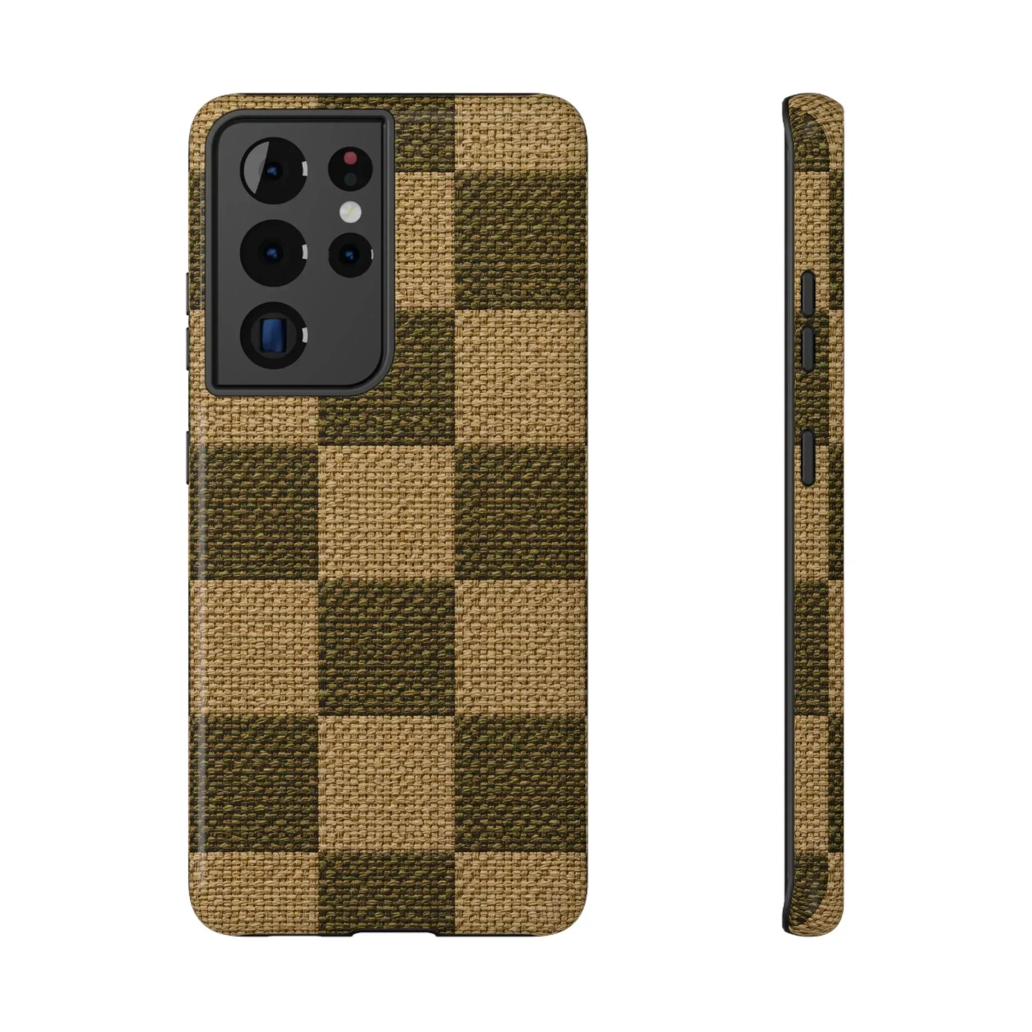 Rustic Woven Phone Case for iPhone 11-17 and Galaxy S21-S22 - KARARMDESIGN