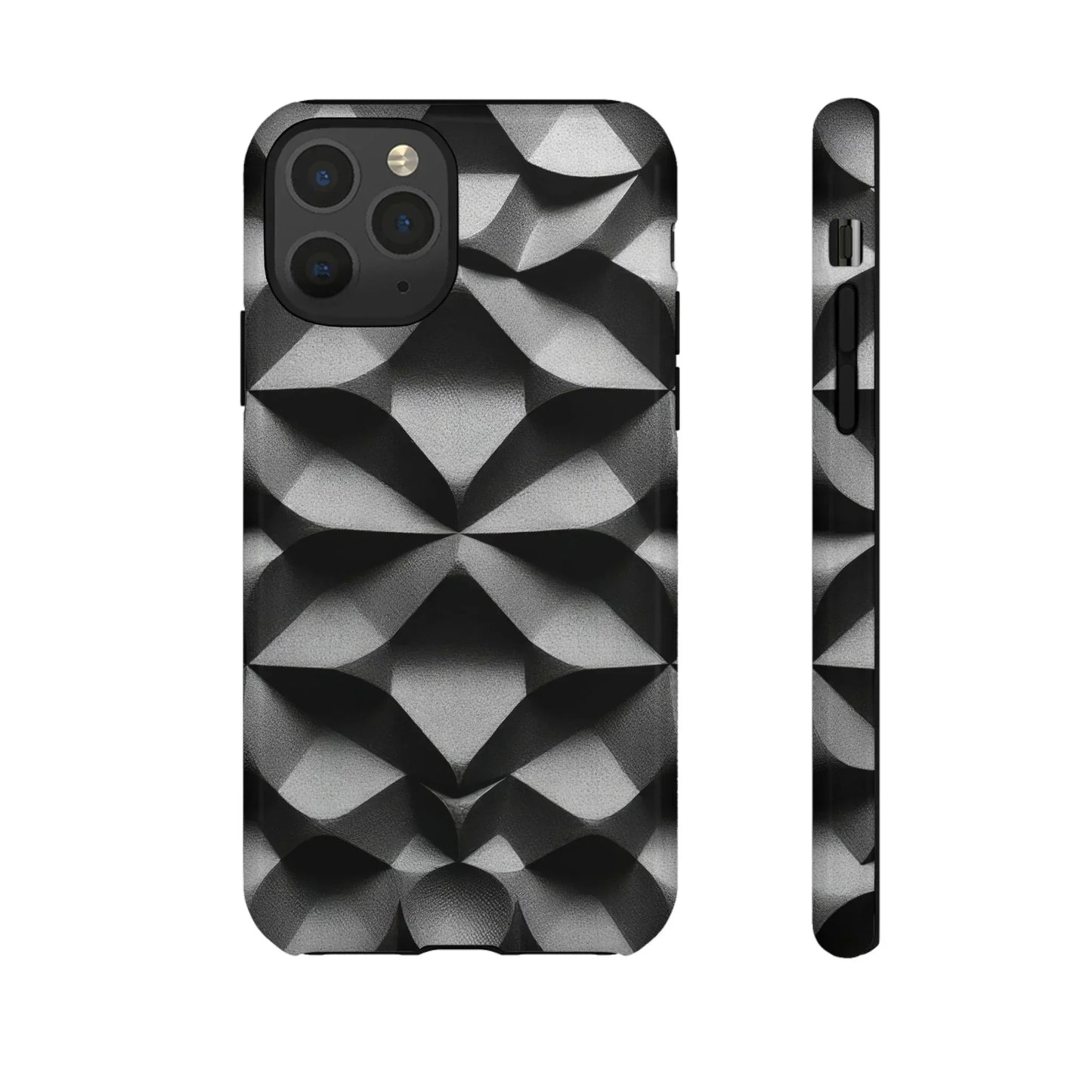 3D Geometric Phone Case for iPhone 8–16 Models - KarArmDesign