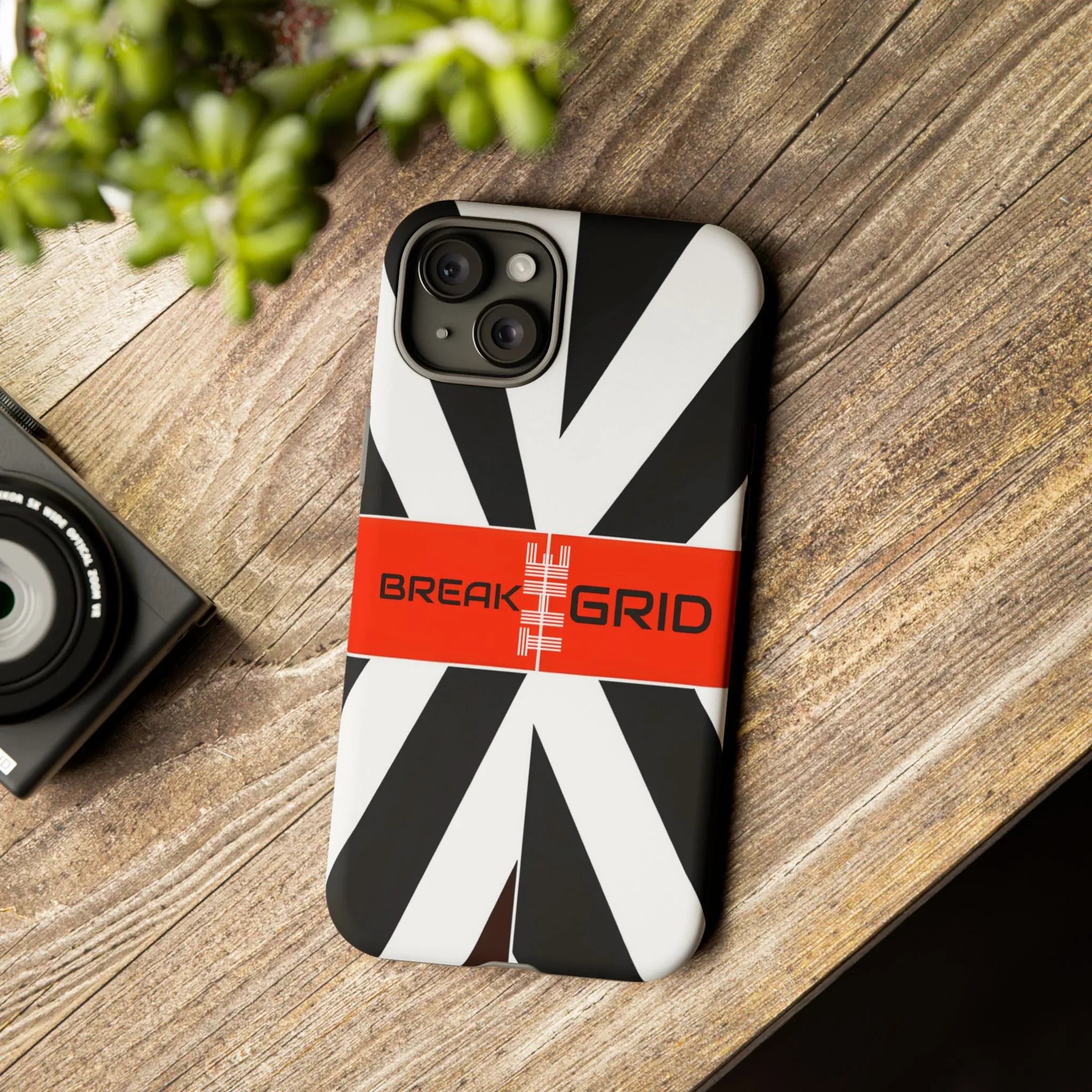 Break The Grid Phone Case for iPhone 11–16 and Galaxy S20–S25 - KARARMDESIGN