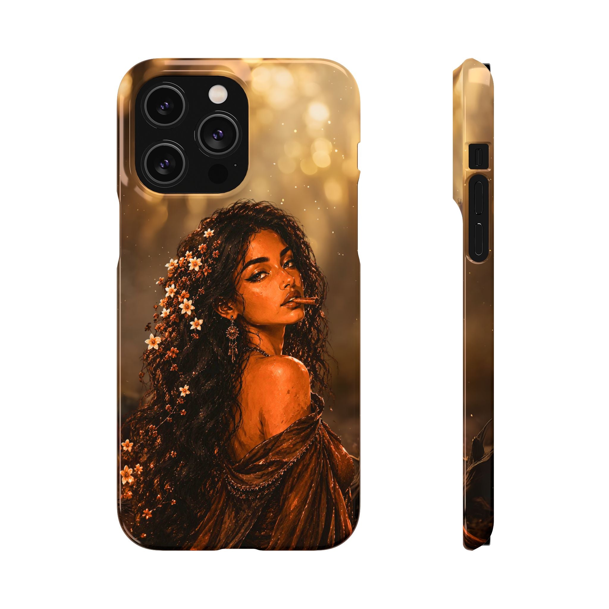Cinnamon Girl Phone Case for iPhone 11-17 & Samsung Galaxy S20-S26