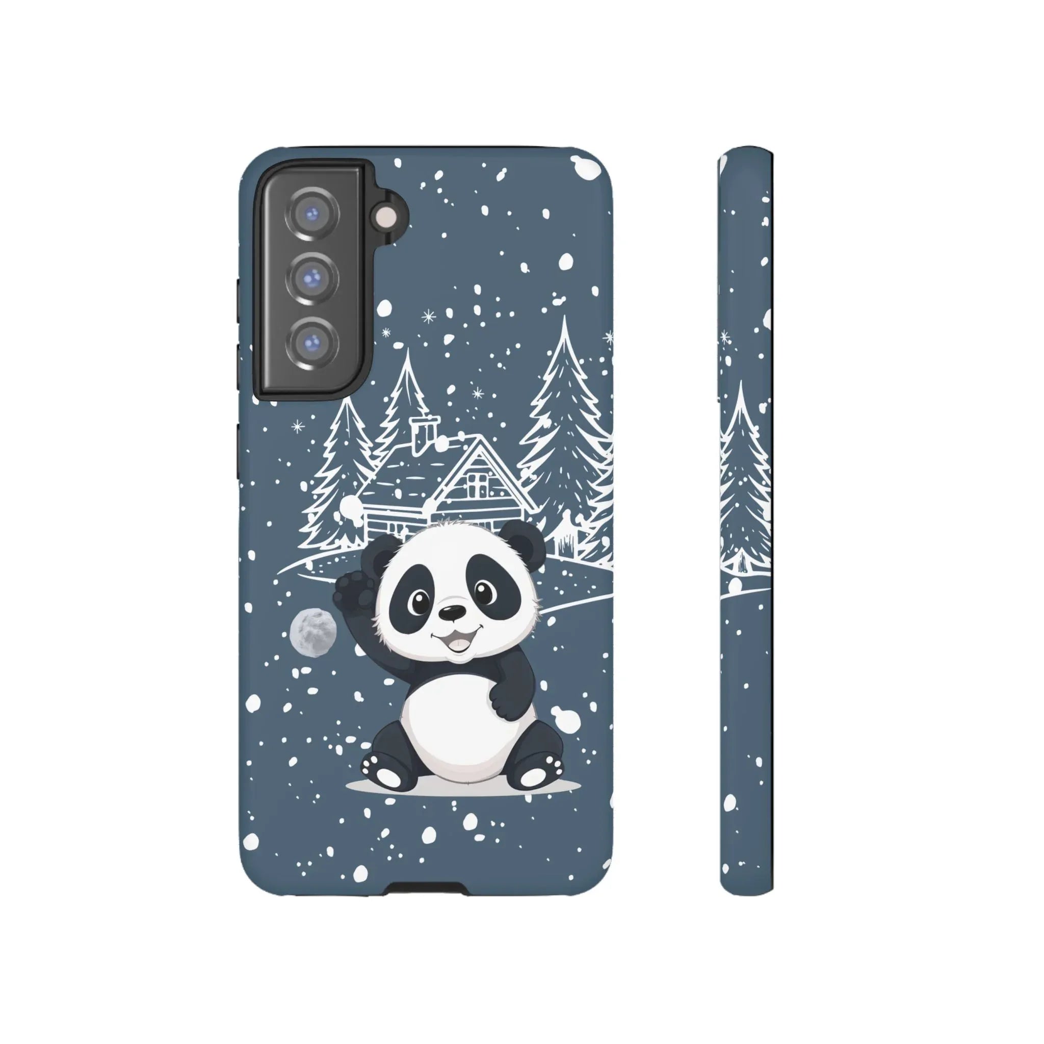 Cute Panda Phone Case for Samsung Galaxy and Google Pixel - KARARMDESIGN