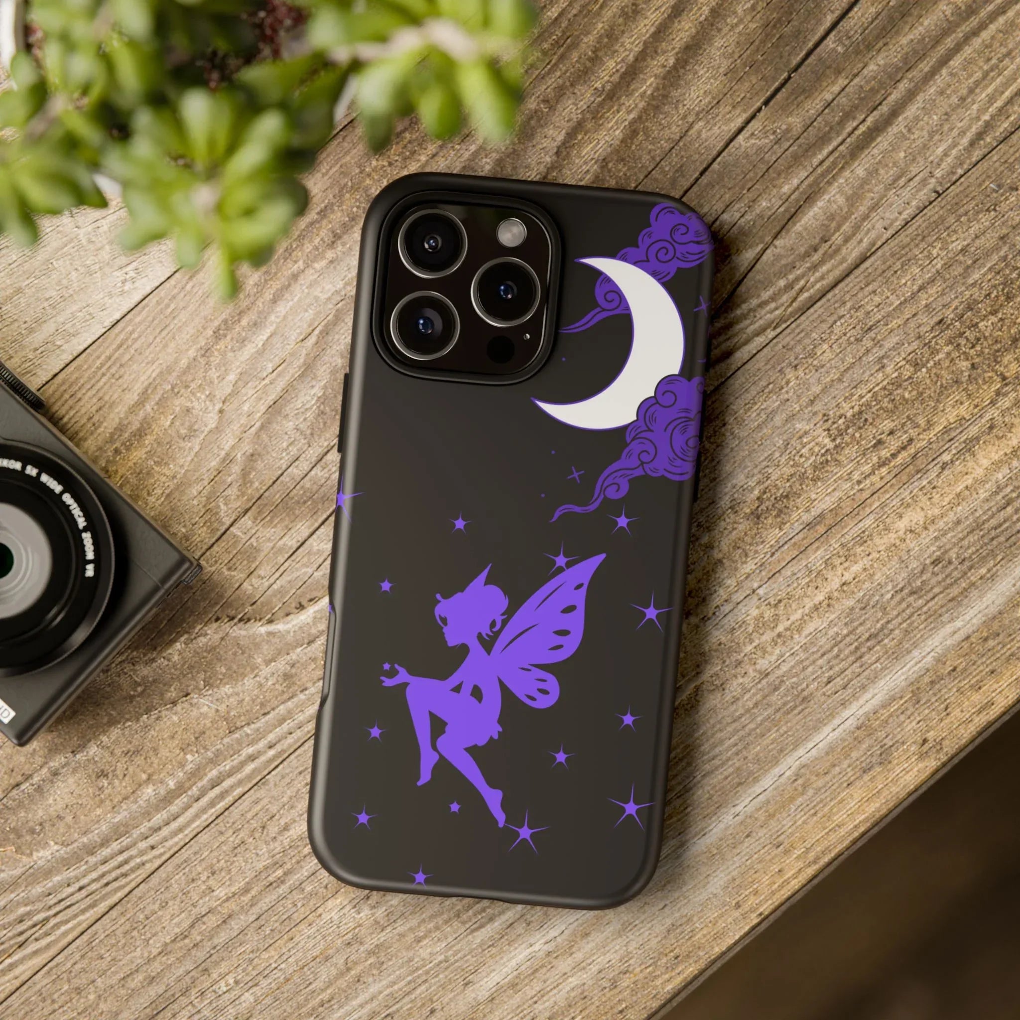 Moonlit Fairy Phone Case for iPhone 8-16 and Galaxy S10-S23 - KARARMDESIGN