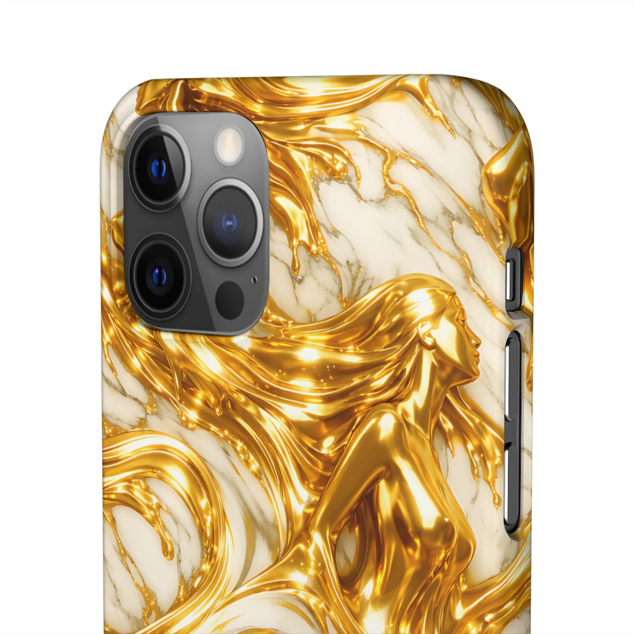 Divine Gold Woman Snap Phone Case for iPhone & Galaxy