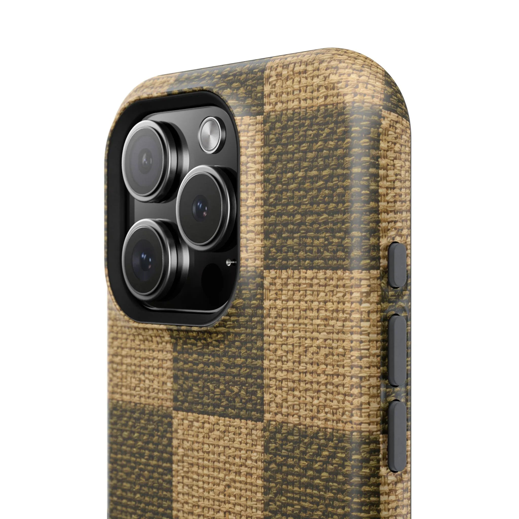 Rustic Woven Phone Case for iPhone 11-17 and Galaxy S21-S22 - KARARMDESIGN