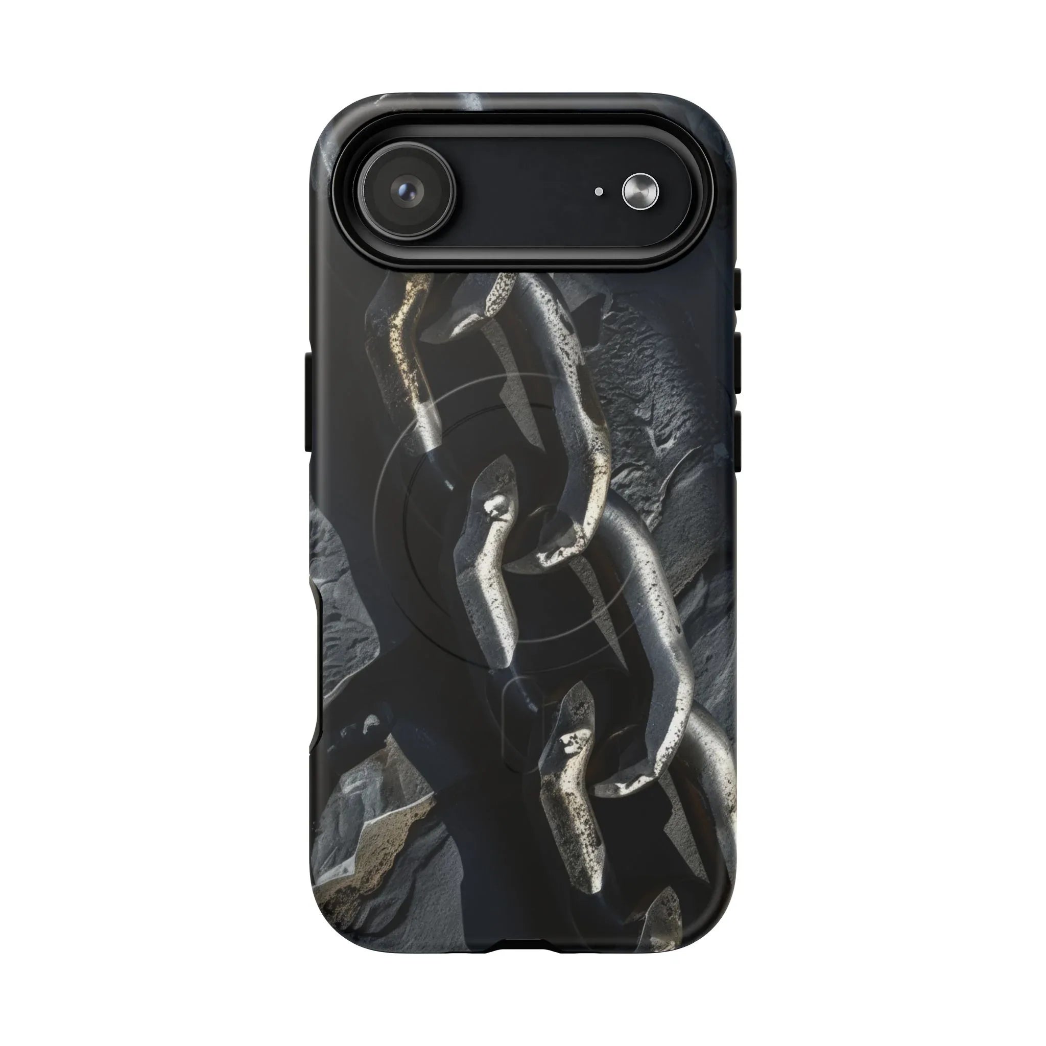 “Iron Chain” Tough Magnetic Phone Case for iPhone 13-17 - KARARMDESIGN