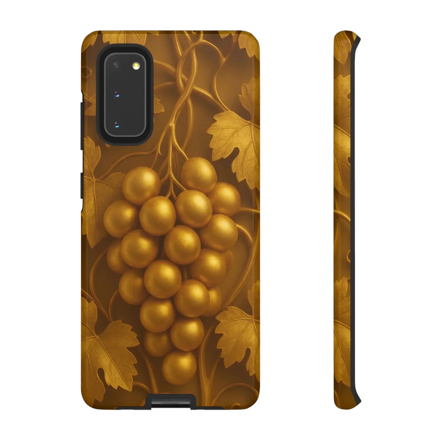 Golden Grapes Phone Case for Samsung Galaxy S10-S25 Models - KarArmDesign