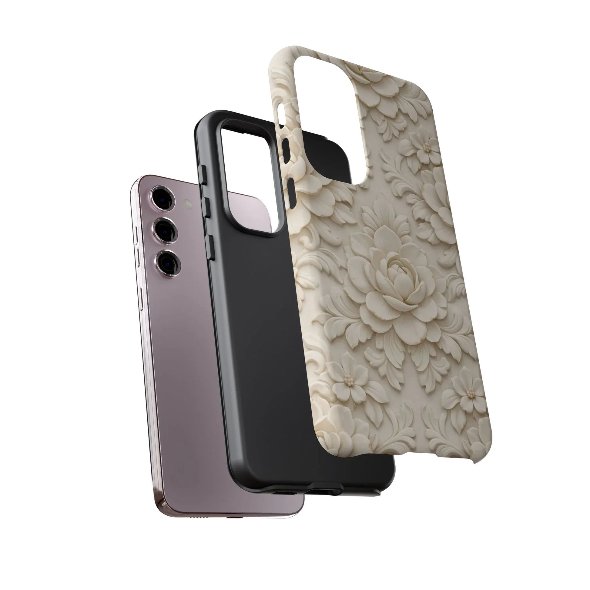 Soft Bloom Phone Case for iPhone 11-17 and Galaxy S10-S25 - KARARMDESIGN