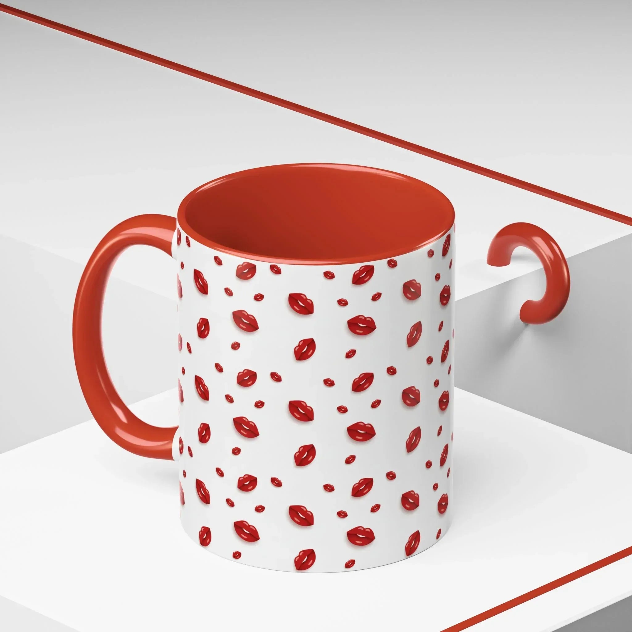 Hot Lips Mug - Accent Coffee Mug (11, 15oz) - KARARMDESIGN