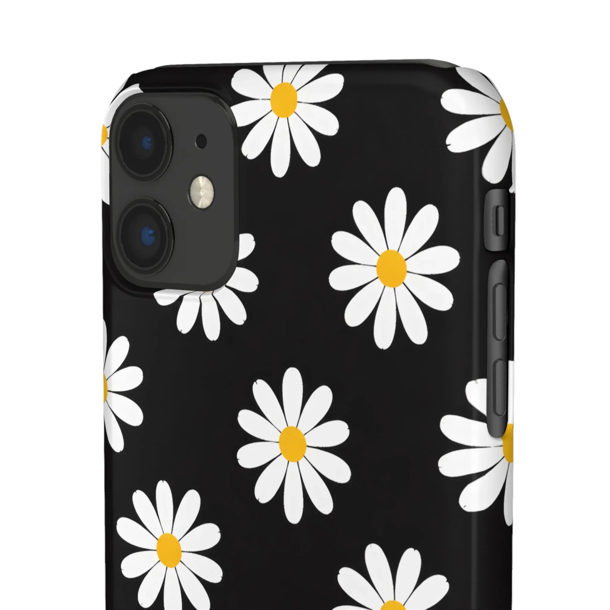 Daisy Charm Phone Case for iPhone 11-17 and Galaxy S20-S25 - KARARMDESIGN