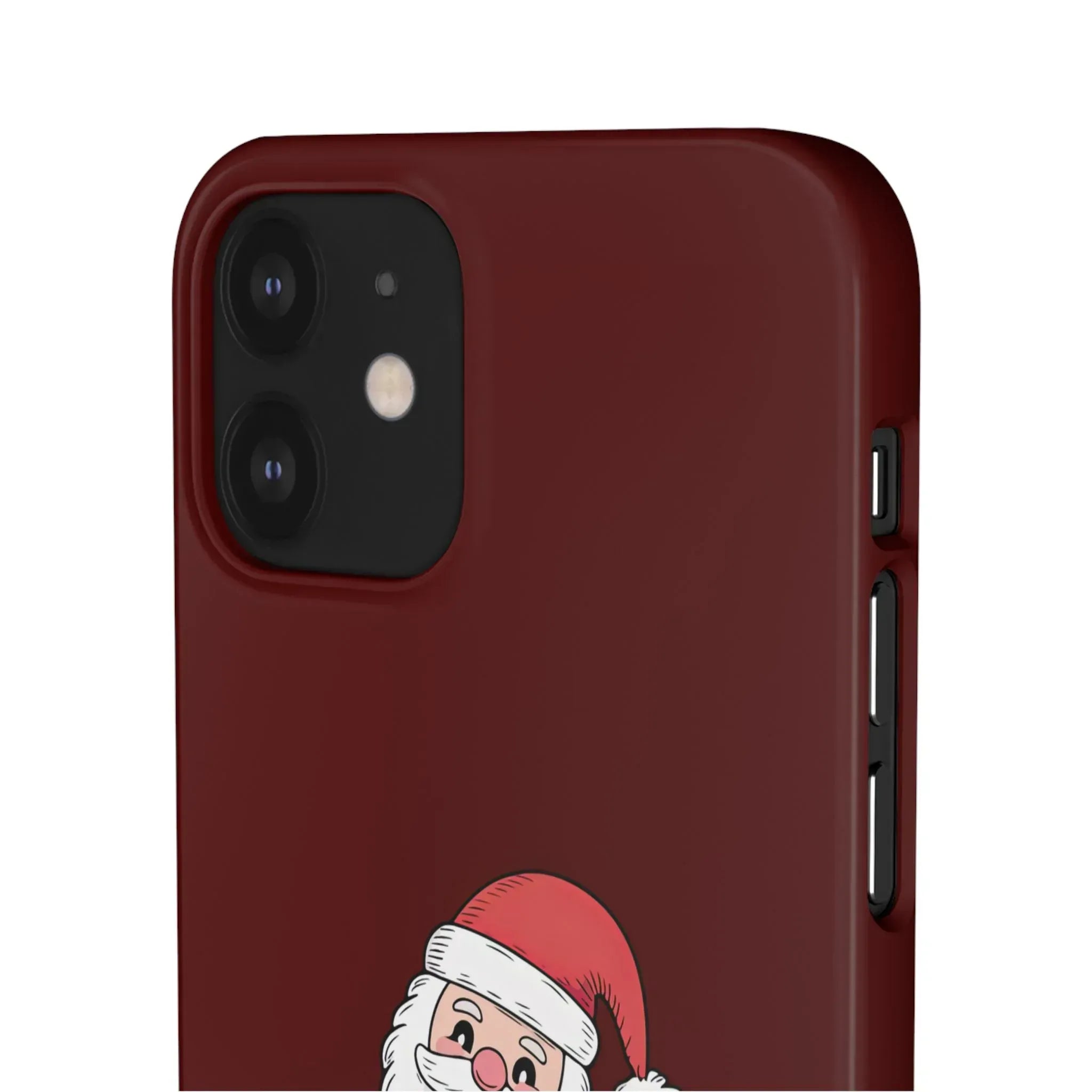 Crimson Claus Phone Case for iPhone 8-17 and Galaxy S20-S25 - KARARMDESIGN