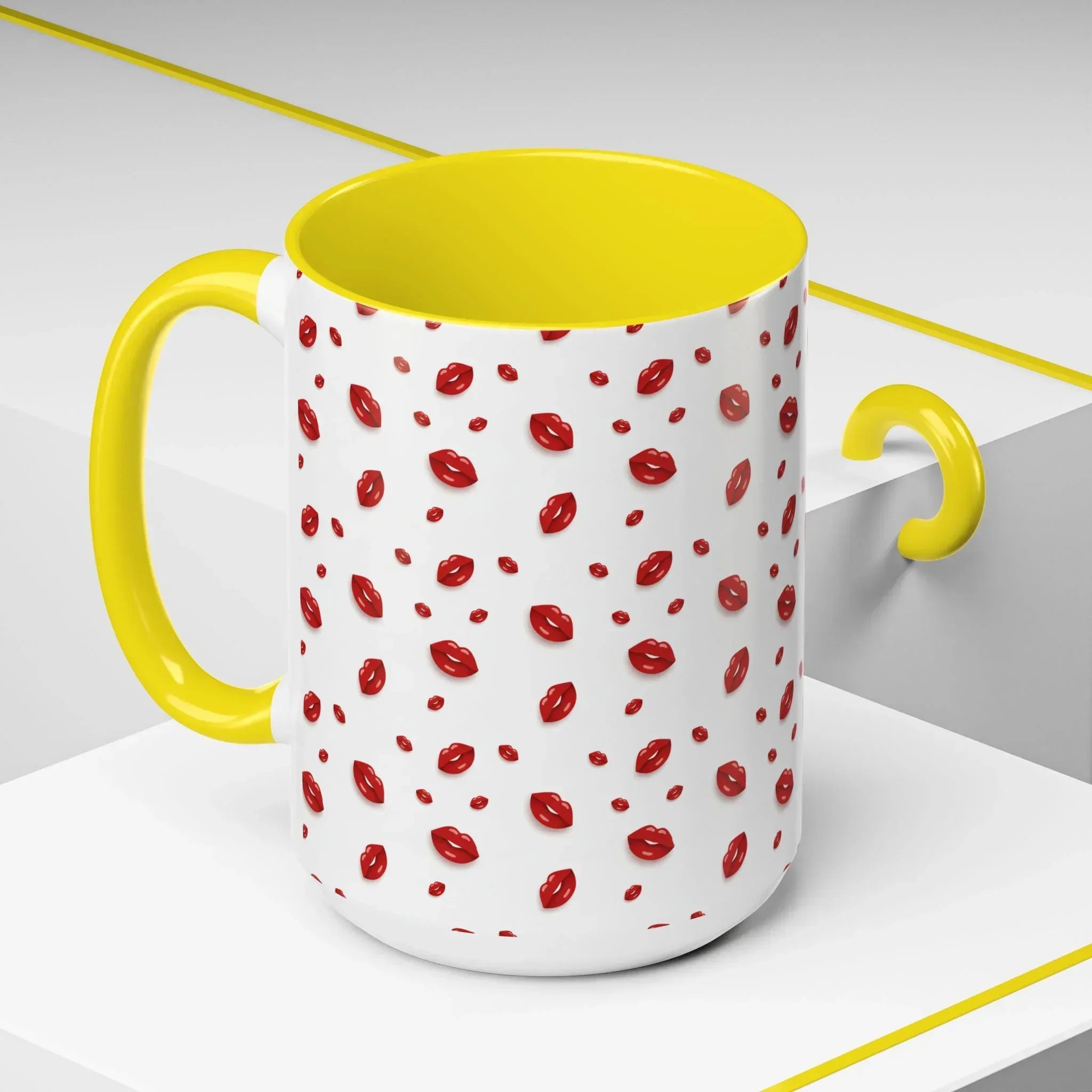 Hot Lips Mug - Accent Coffee Mug (11, 15oz) - KARARMDESIGN