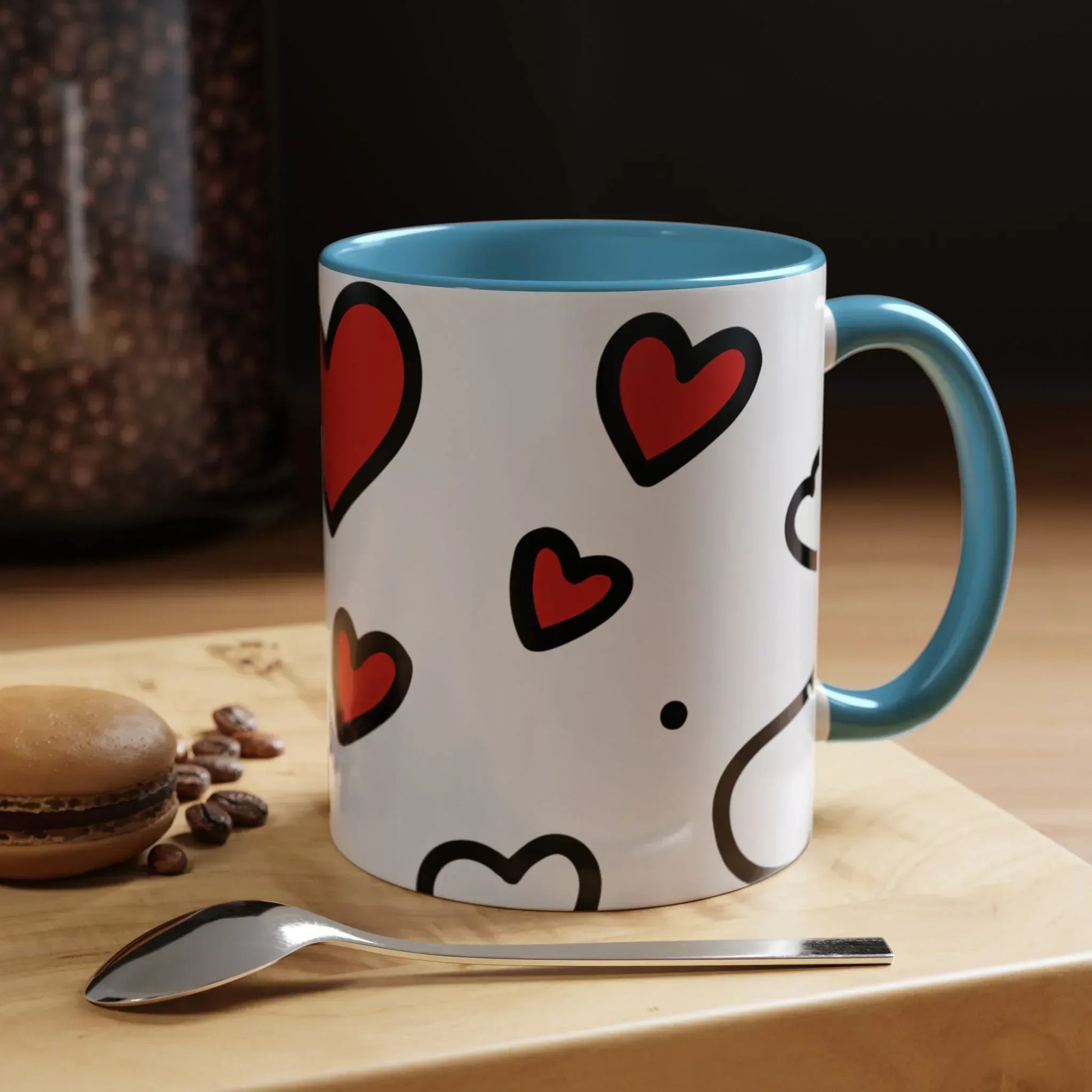 Love Overflow Mug – Accent Coffee Mug (11, 15oz) - KARARMDESIGN