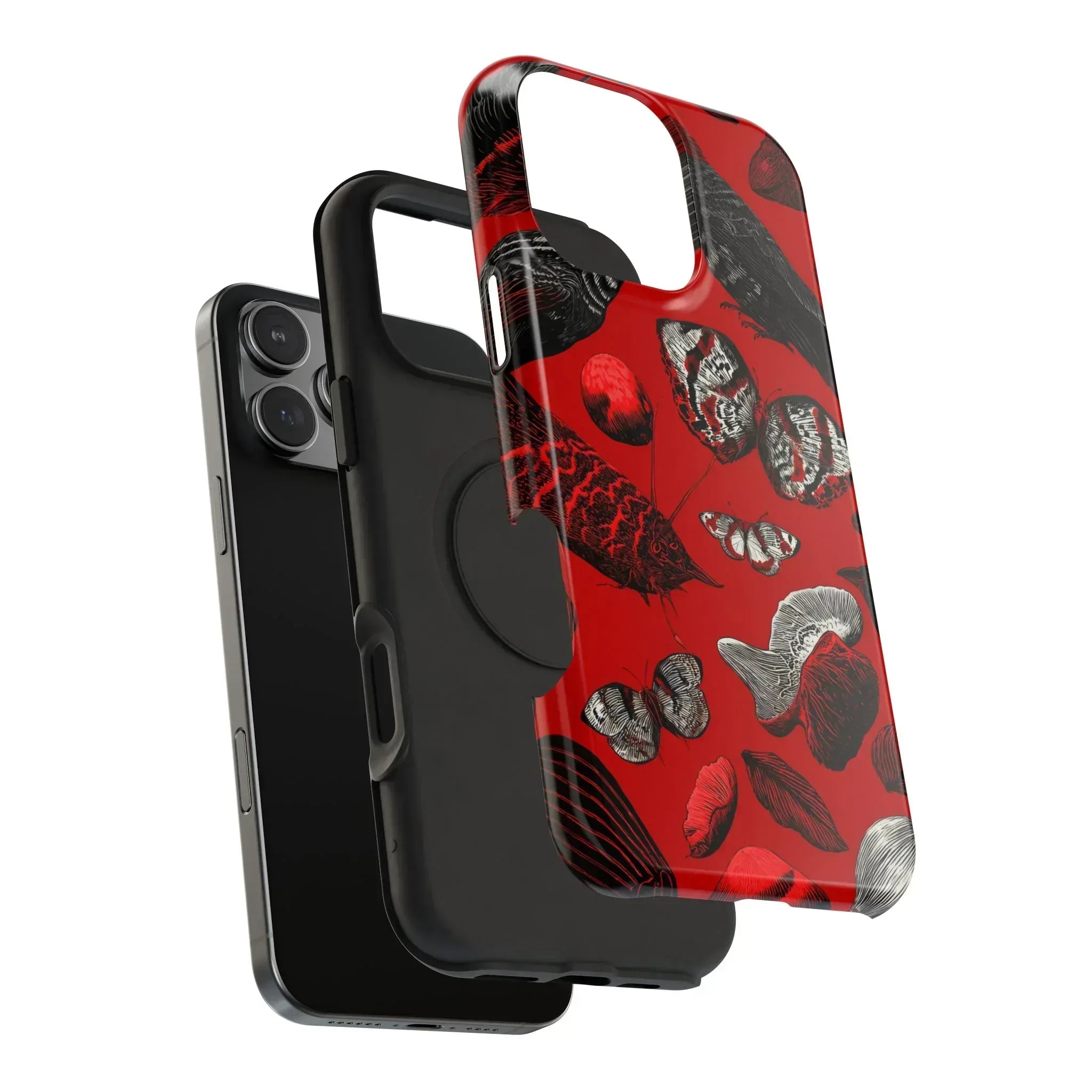 Crimson Wilderness Phone Case for iPhone 11-17 - KARARMDESIGN