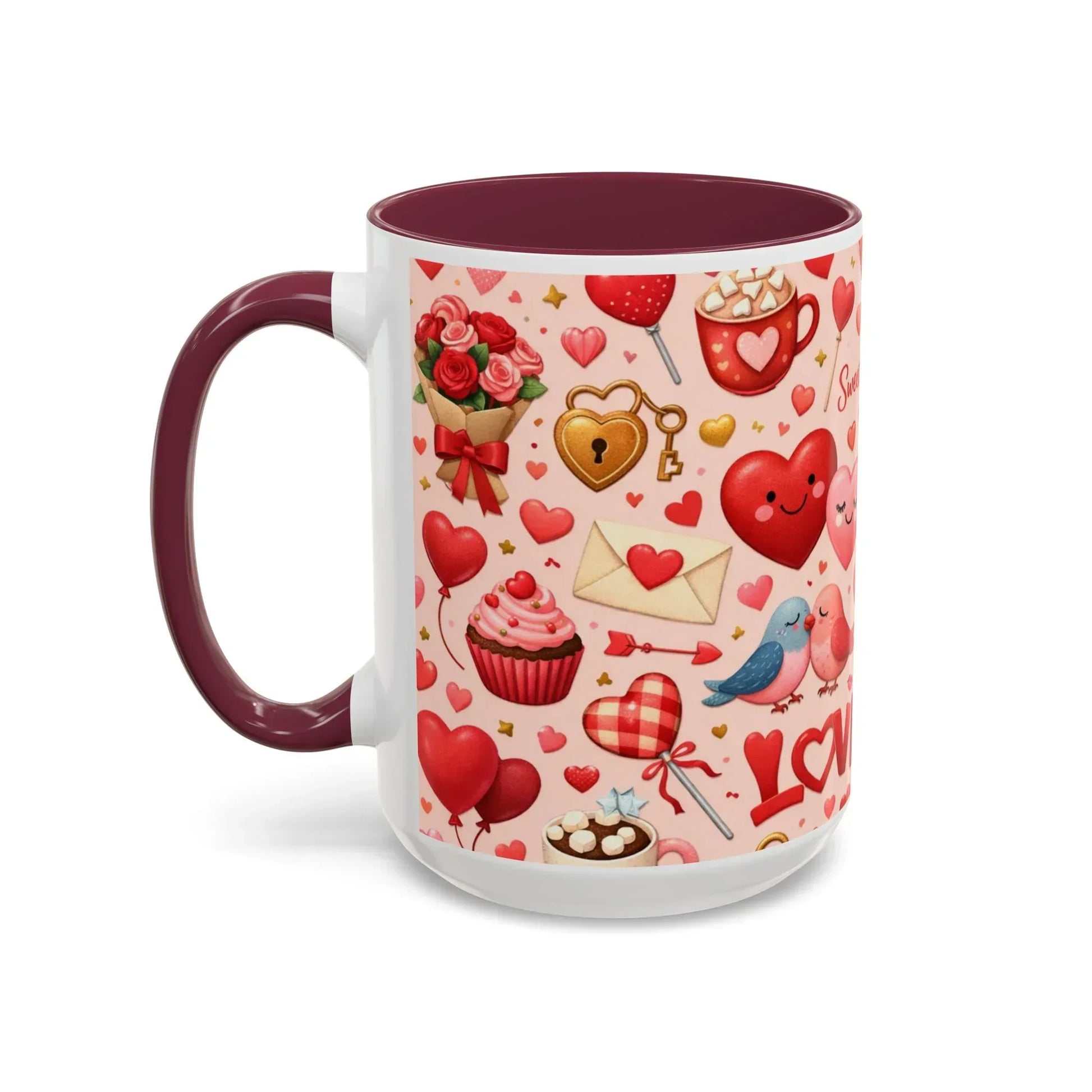 Sweetheart Love Mug - Colorful Mugs (11oz, 15oz) - KARARMDESIGN