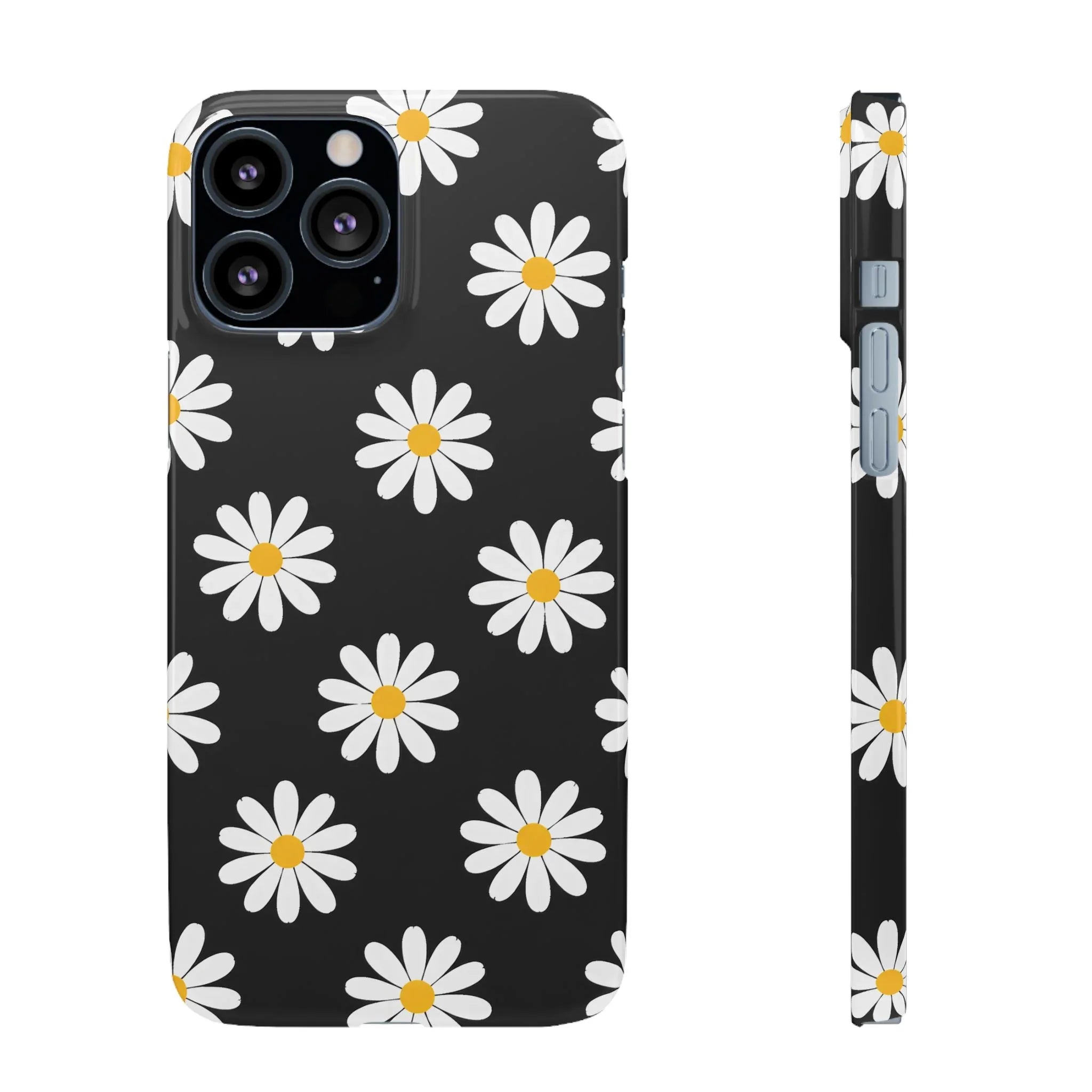 Daisy Charm Phone Case for iPhone 11-17 and Galaxy S20-S25 - KARARMDESIGN