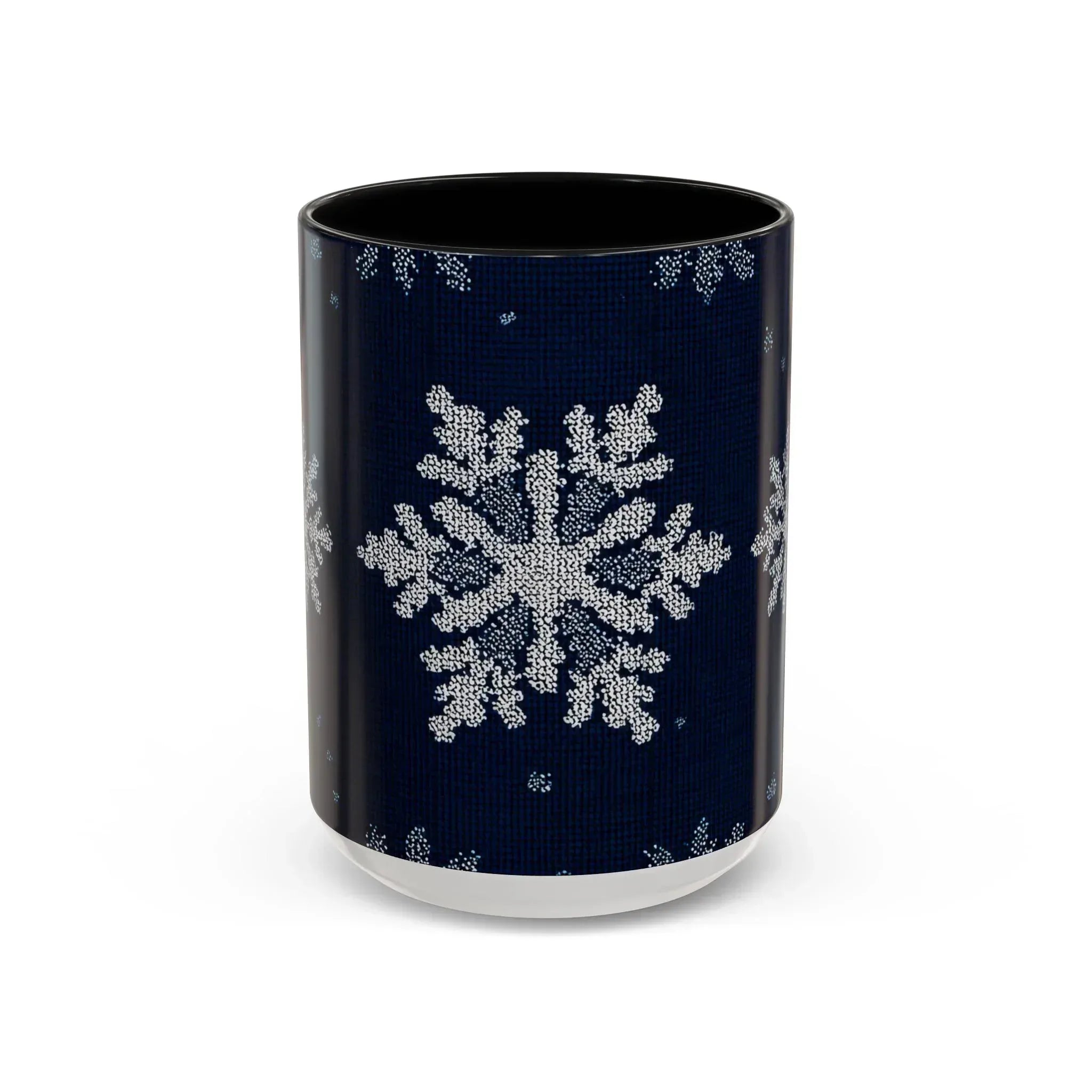 Snowflake Mug - Accent Coffee Mug (11, 15oz) - KARARMDESIGN