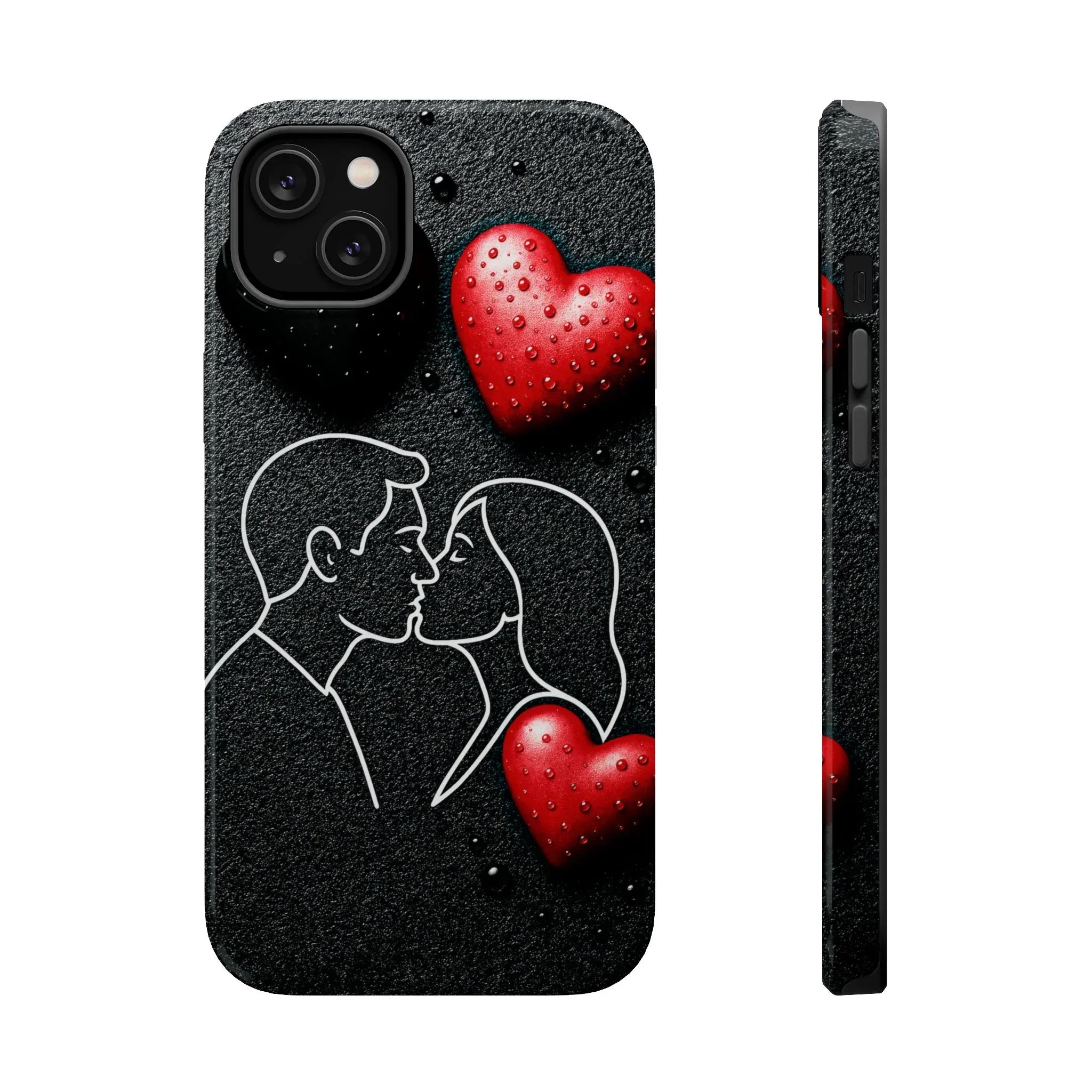 Midnight Kiss Phone Case for iPhone 13-17 - KARARMDESIGN