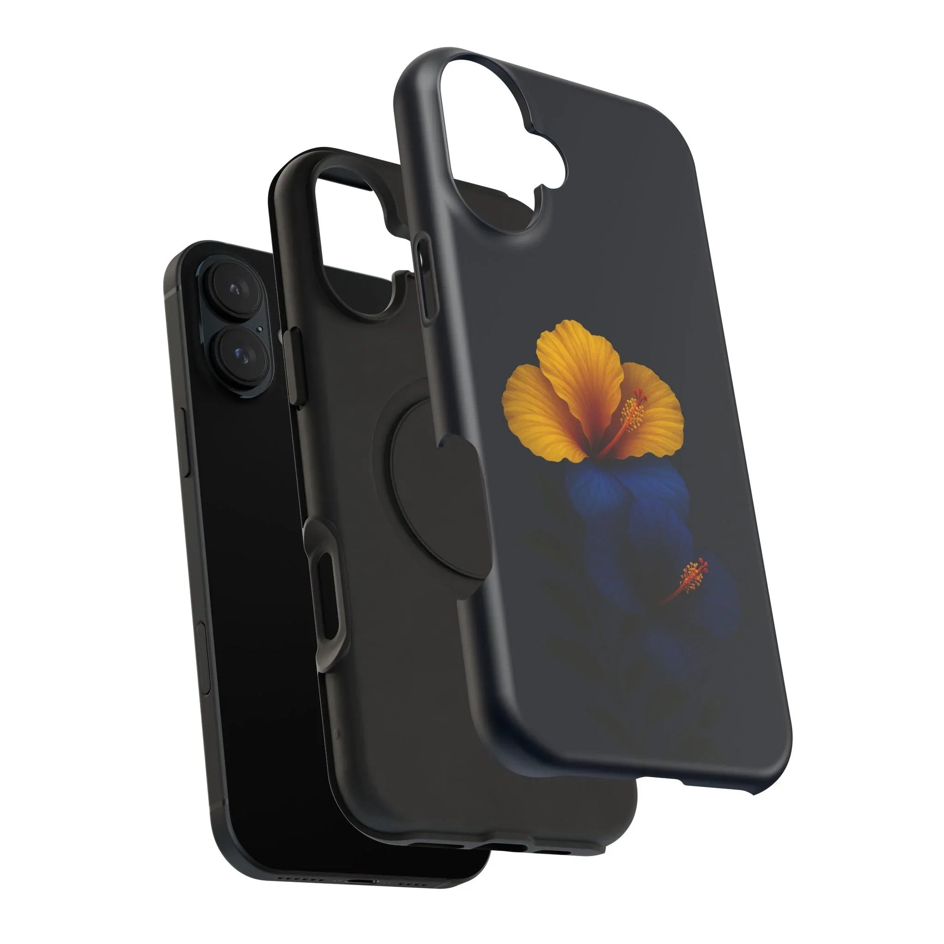 Elegant Hibiscus Phone Case for iPhone 11-17 and Galaxy S21-S22 - KARARMDESIGN