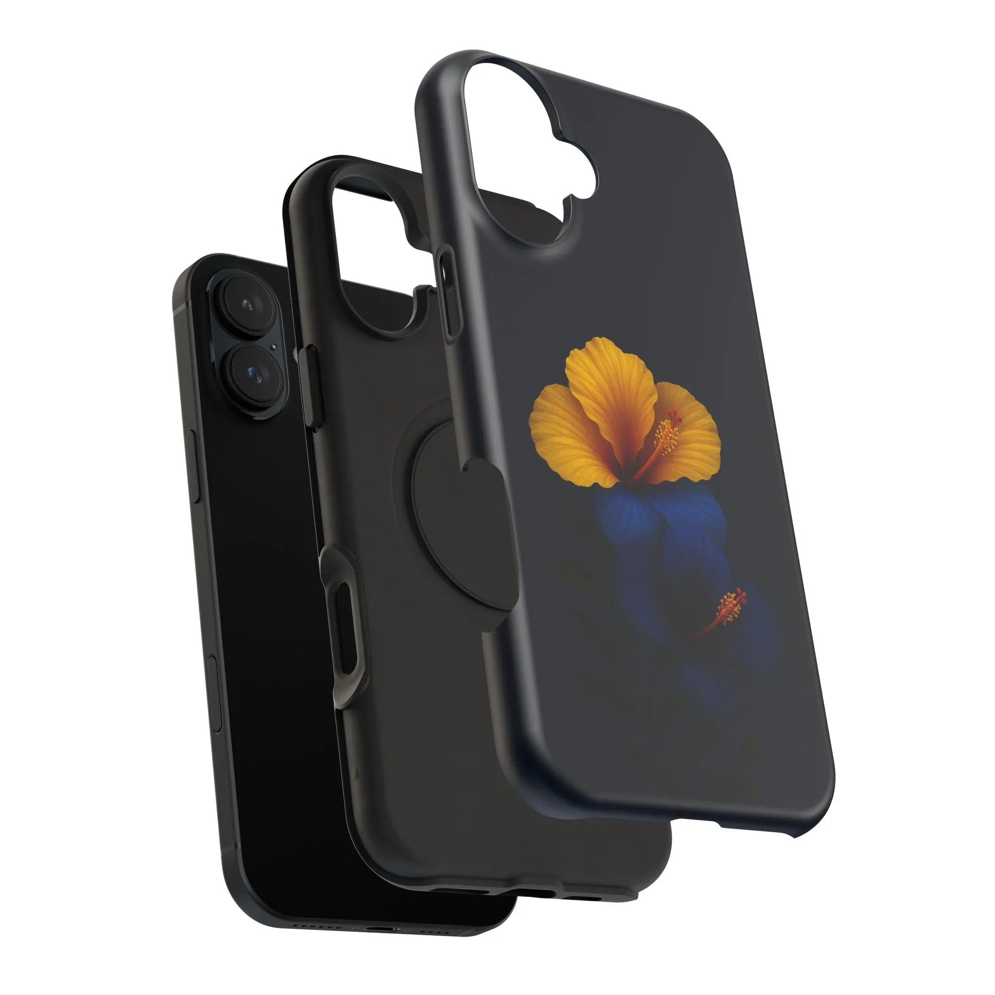 Elegant Hibiscus Phone Case for iPhone 11-17 and Galaxy S21-S22 - KARARMDESIGN