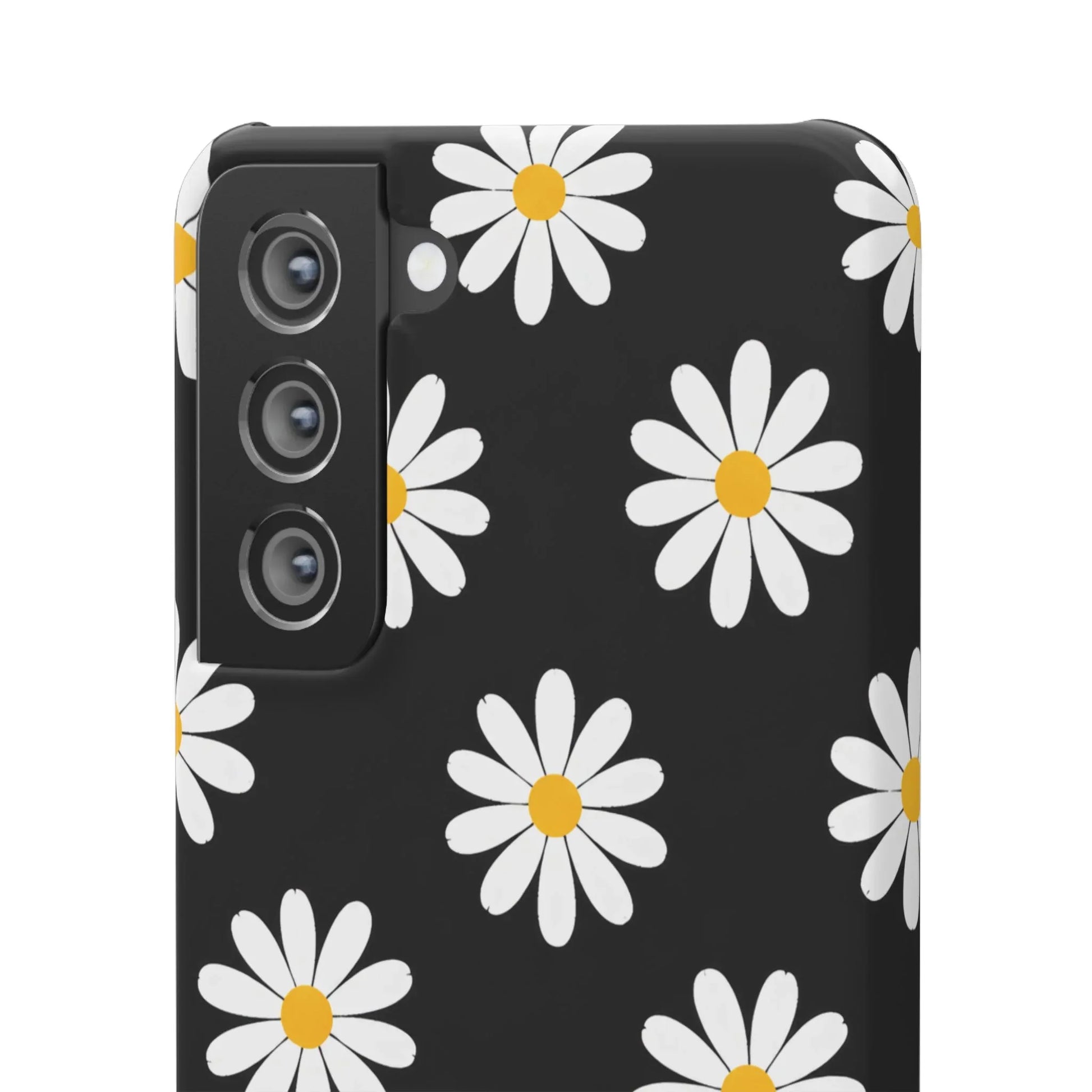 Daisy Charm Phone Case for iPhone 11-17 and Galaxy S20-S25 - KARARMDESIGN