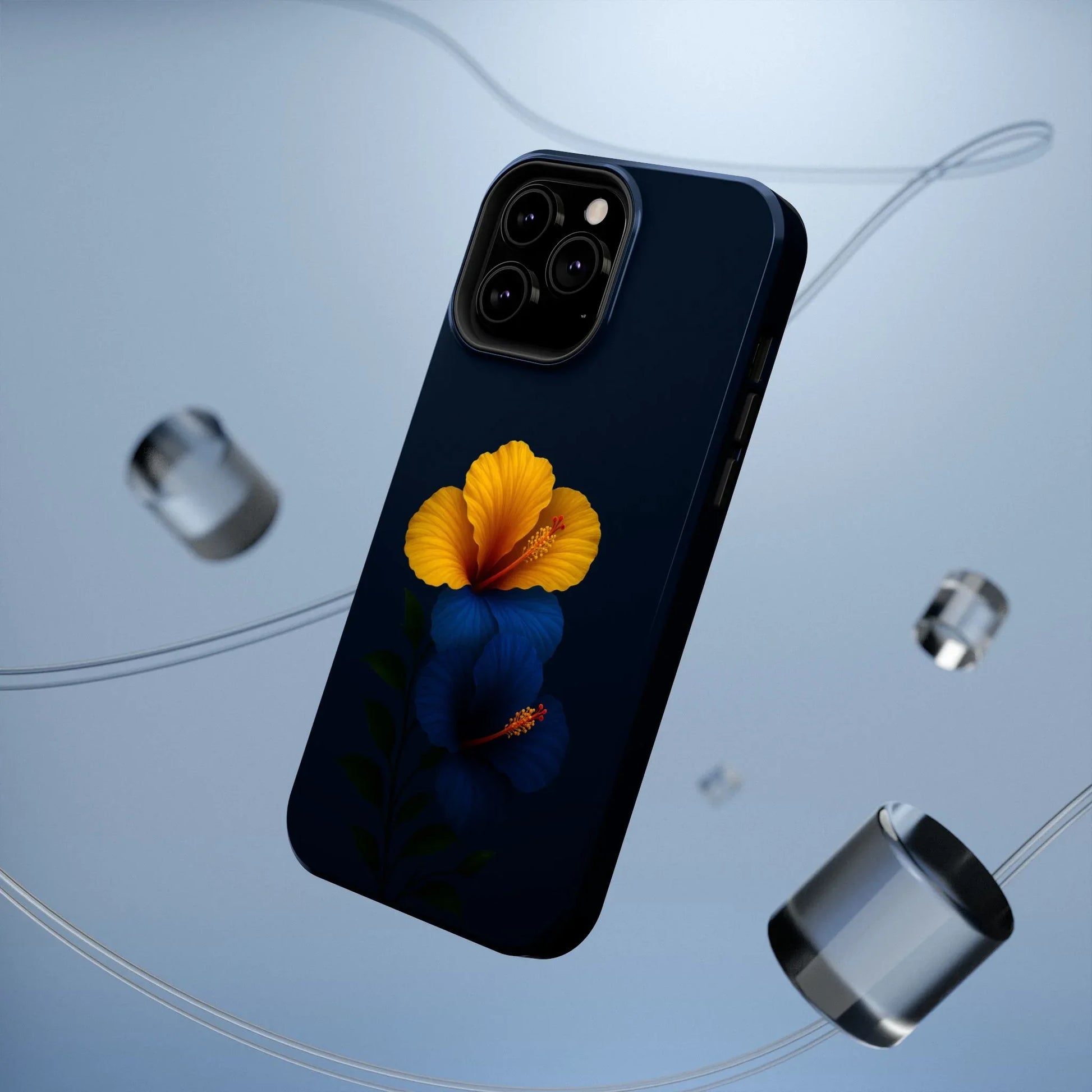 Elegant Hibiscus Phone Case for iPhone 11-17 and Galaxy S21-S22 - KARARMDESIGN