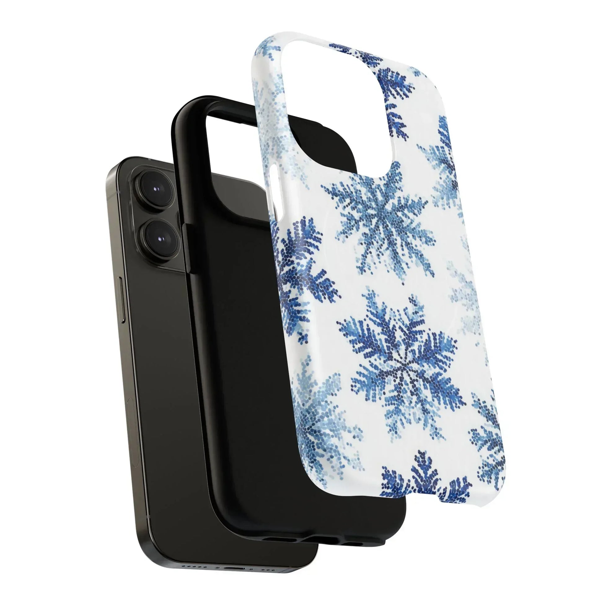 Snowflake Elegance Phone Case for iPhone 13-17 - KARARMDESIGN
