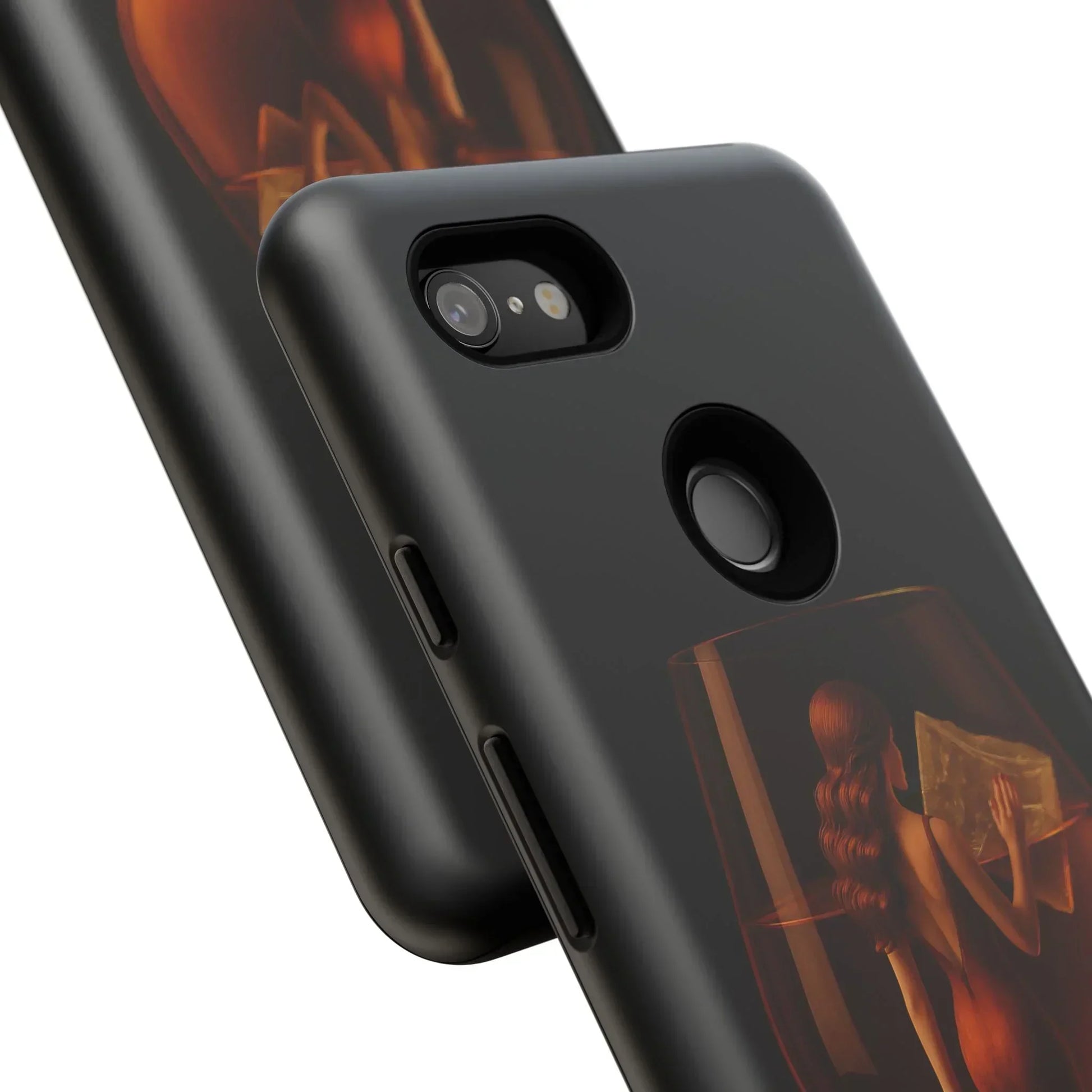Elegant Midnight Lady Phone Case for iPhone 8-16 and Google Pixel up to 9 Models - KarArmDesign