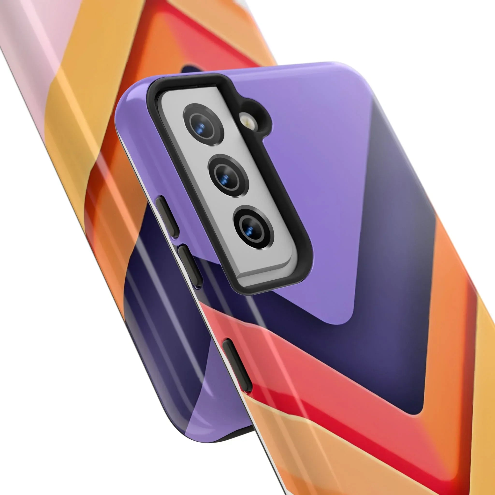 Vibrant Geometric Chevron Phone Case for iPhone and Galaxy - KARARMDESIGN