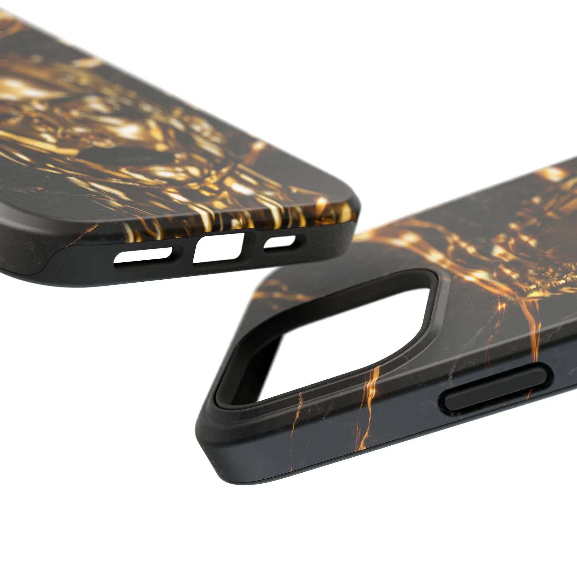 Luxury Gold Portrait Phone Case for iPhone 11-17 and Galaxy S21-S25 - KARARMDESIGN