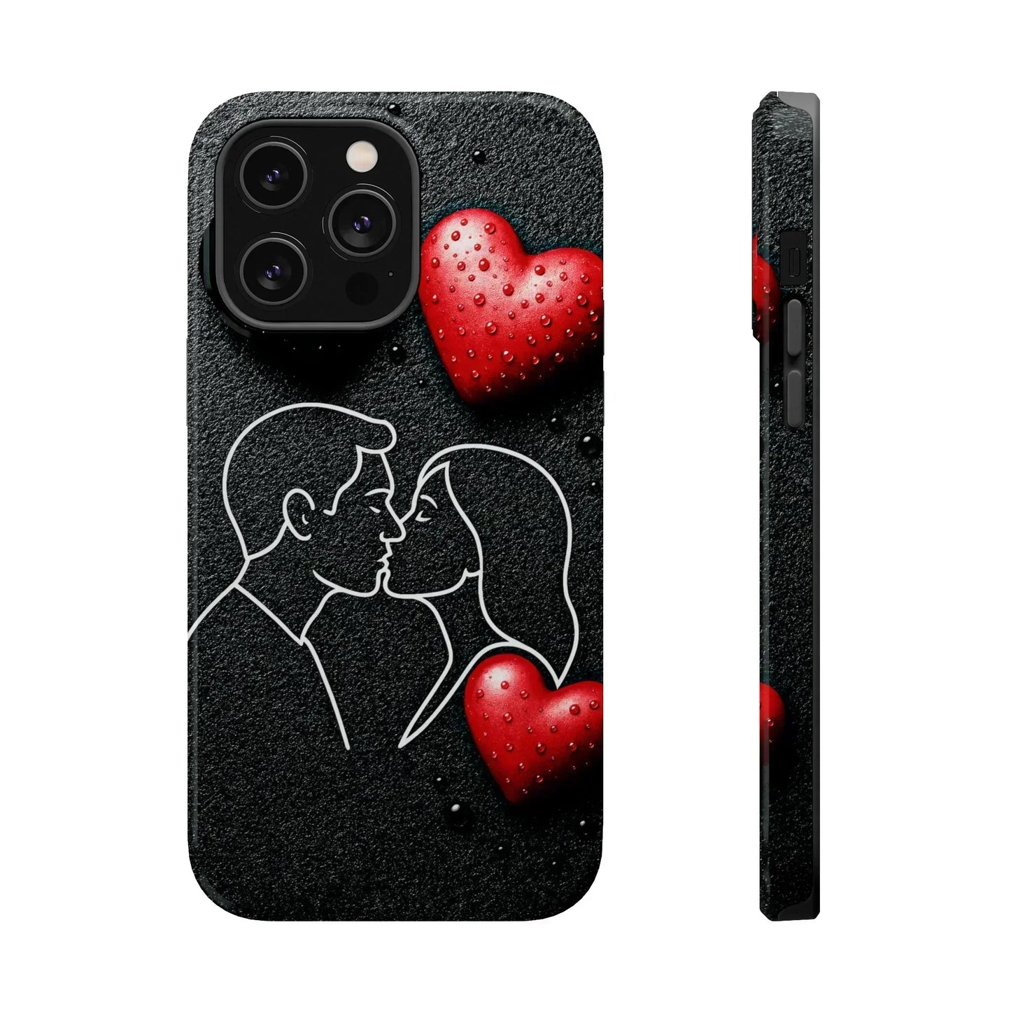 Midnight Kiss Phone Case for iPhone 13-16 Models - KarArmDesign