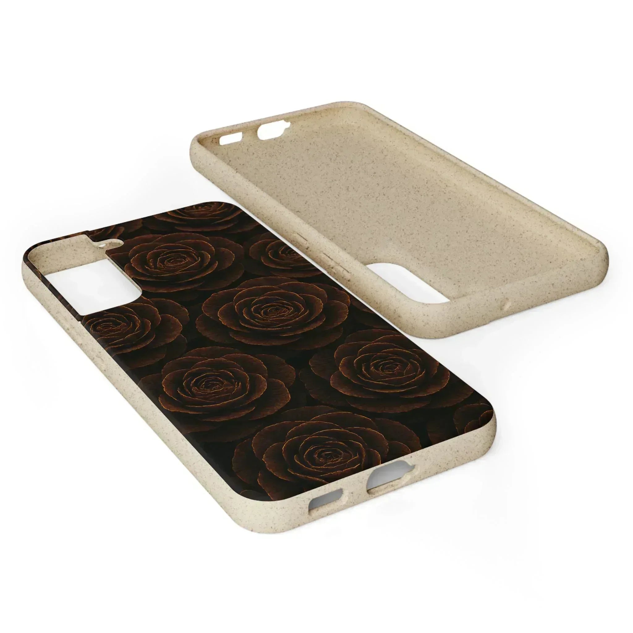 Wooden Roses Phone Case for iPhone 11-16 and Samsung Galaxy S20-S22 - KARARMDESIGN