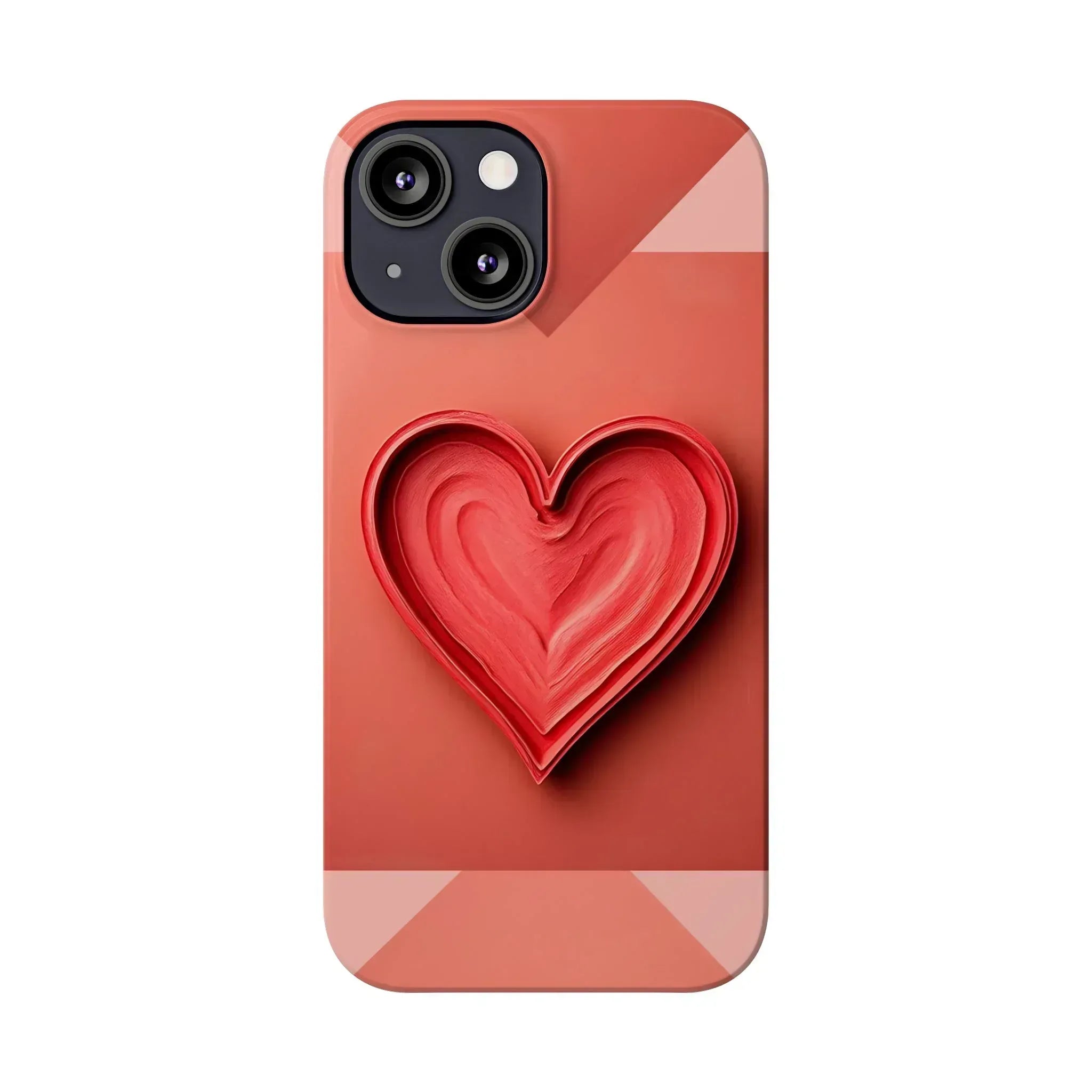 Heart Design Phone Case for iPhone 11-17 - KARARMDESIGN