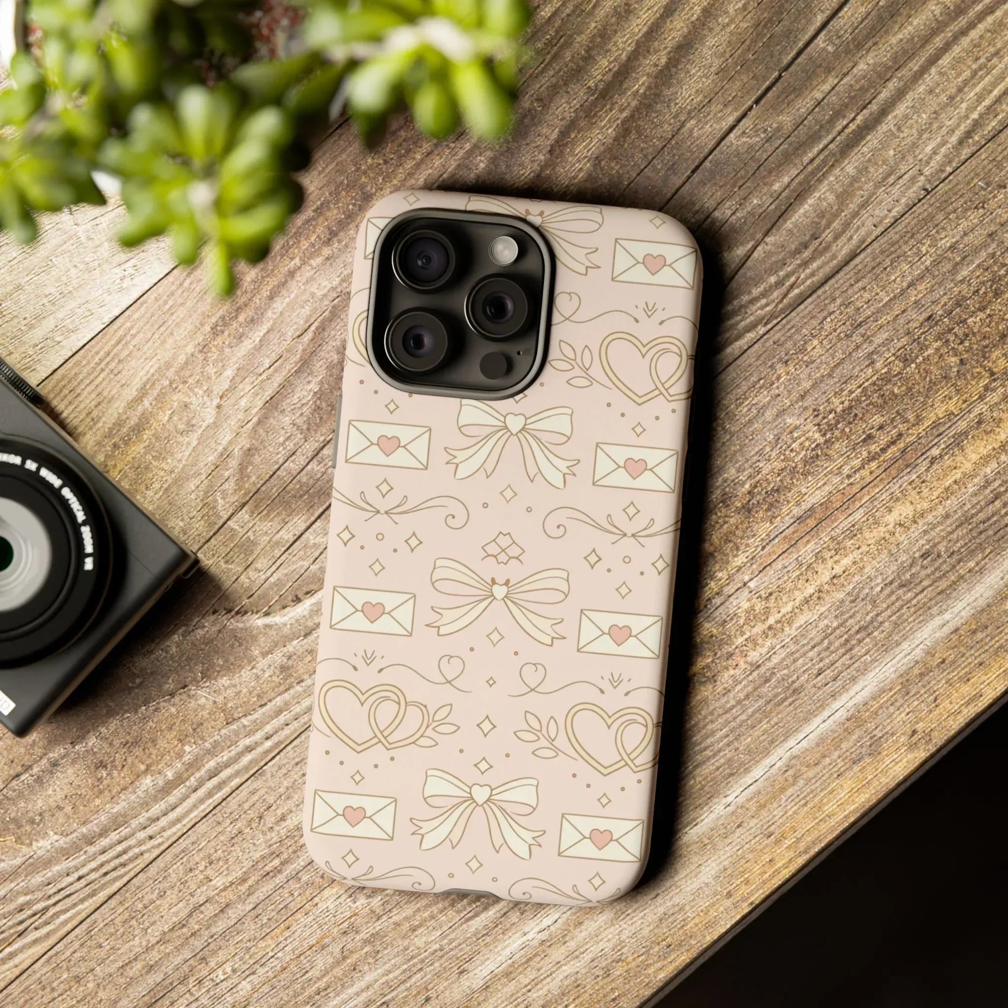 Sweet Romance Tough Phone Case for iPhone 11–17 & Galaxy S10–S25 - KARARMDESIGN