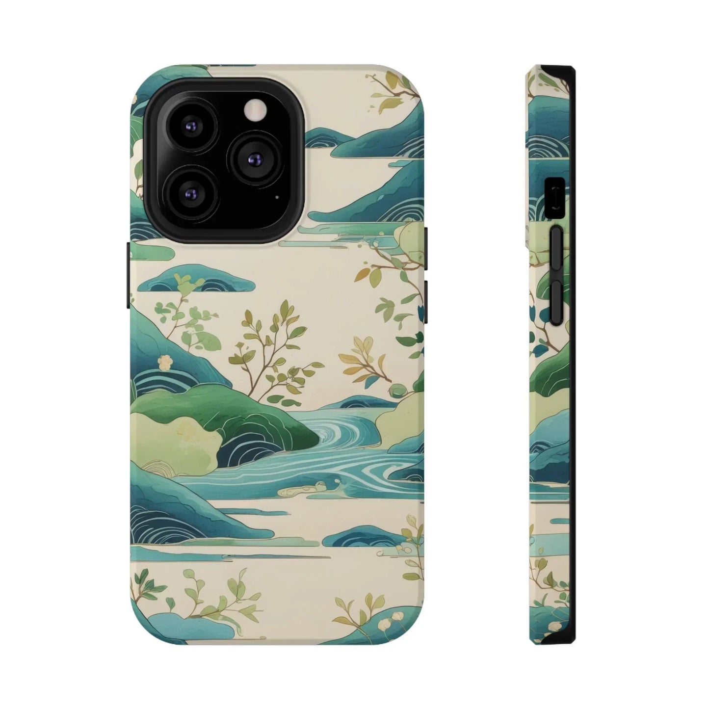 Nature Landscape Phone Case for iPhone 12-16 and Samsung Galaxy S21-S22 Models - KarArmDesign