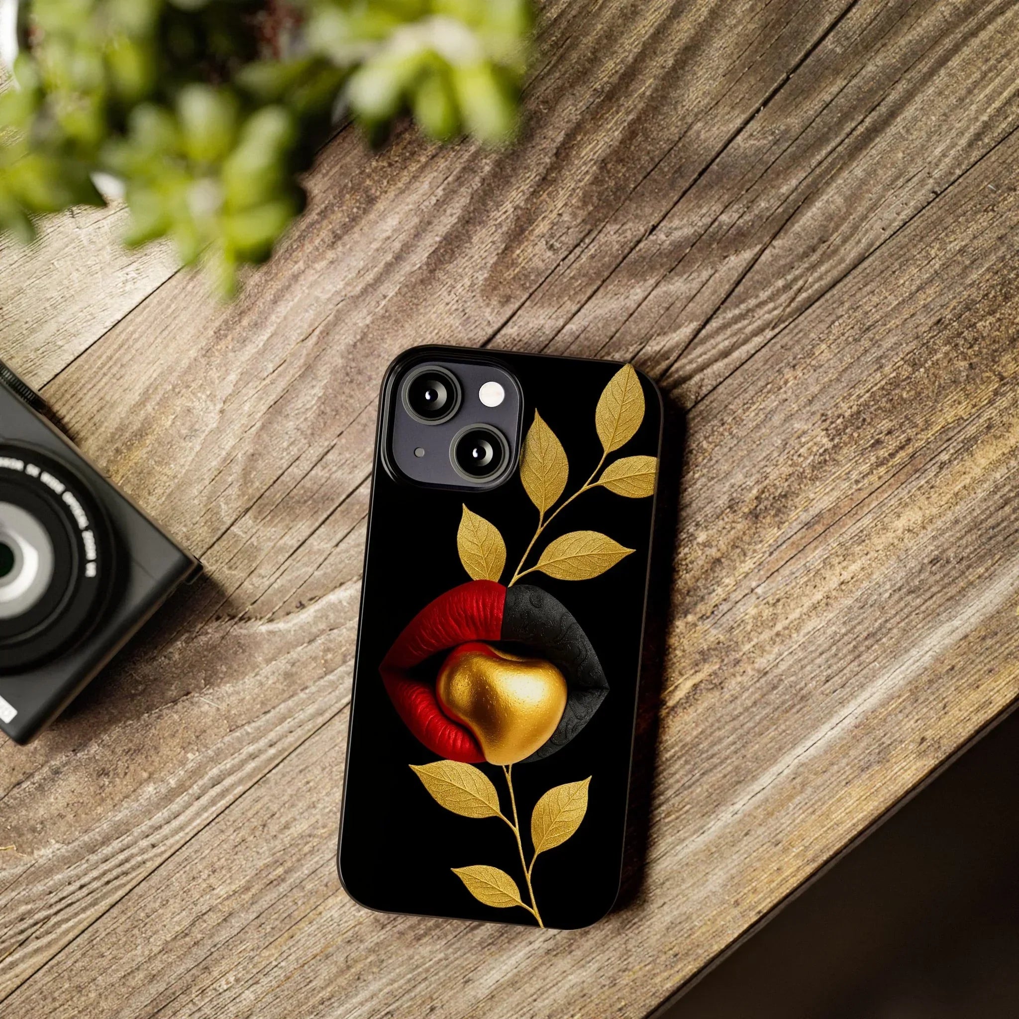 Gilded Expression Phone Case for iPhone 7-17 Models - KARARMDESIGN