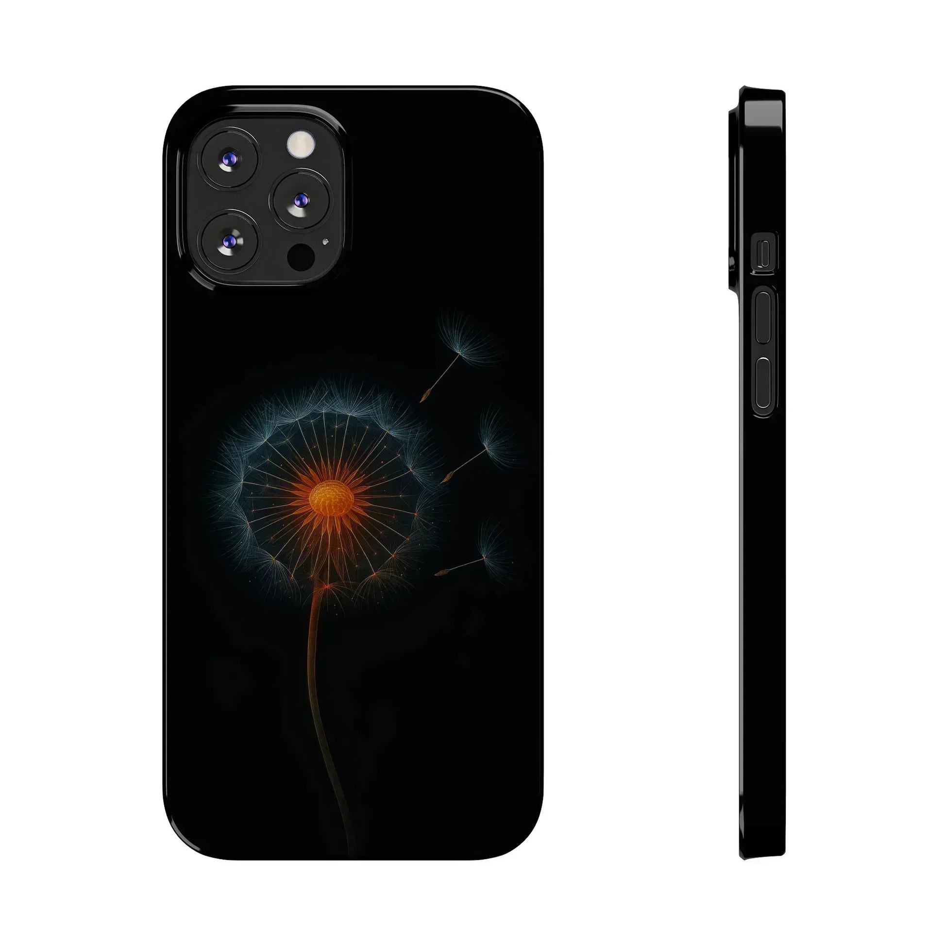 Glowing Dandelion Phone Case for iPhone 11-16 - KARARMDESIGN