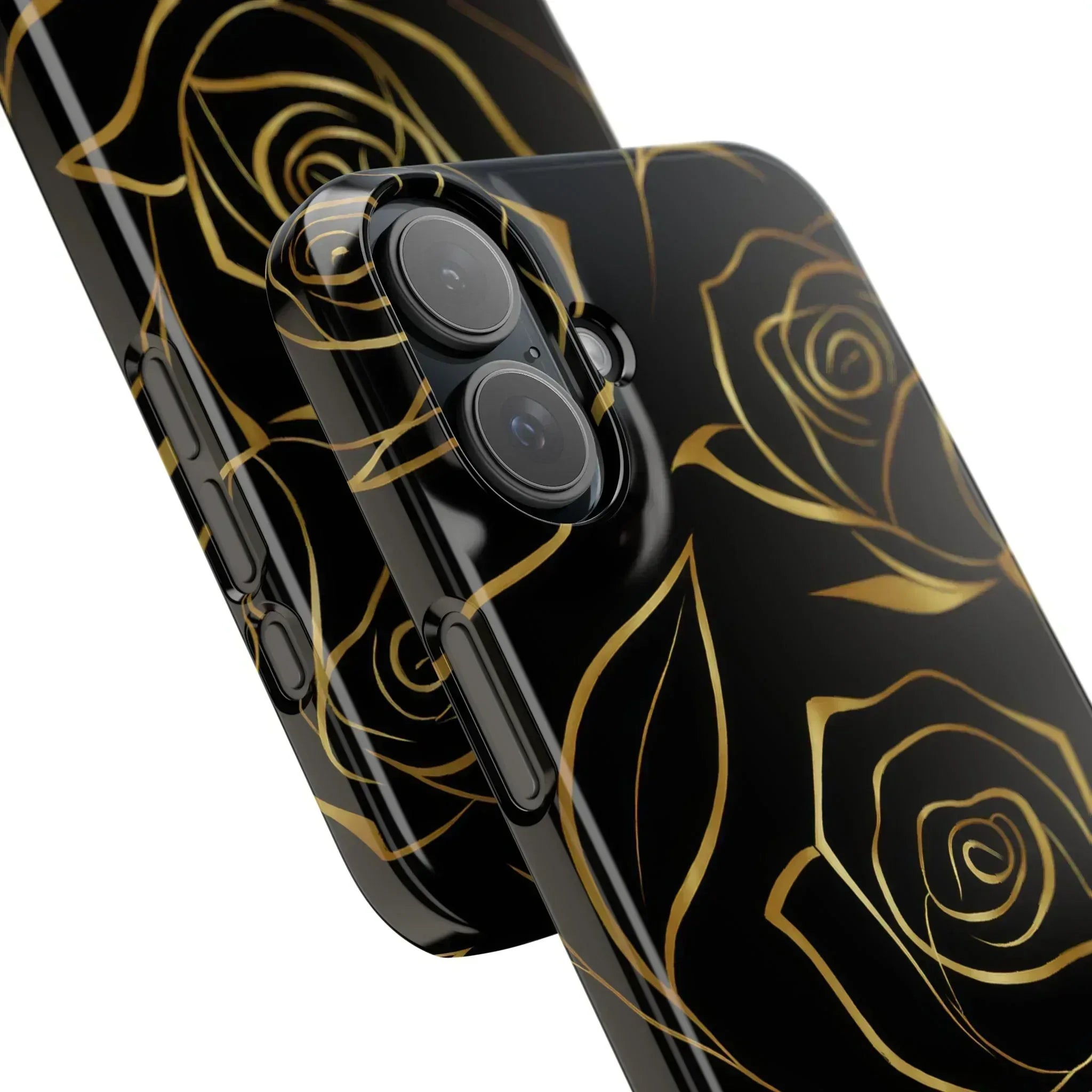 Golden Roses Phone Case for iPhone 15-17 - KARARMDESIGN