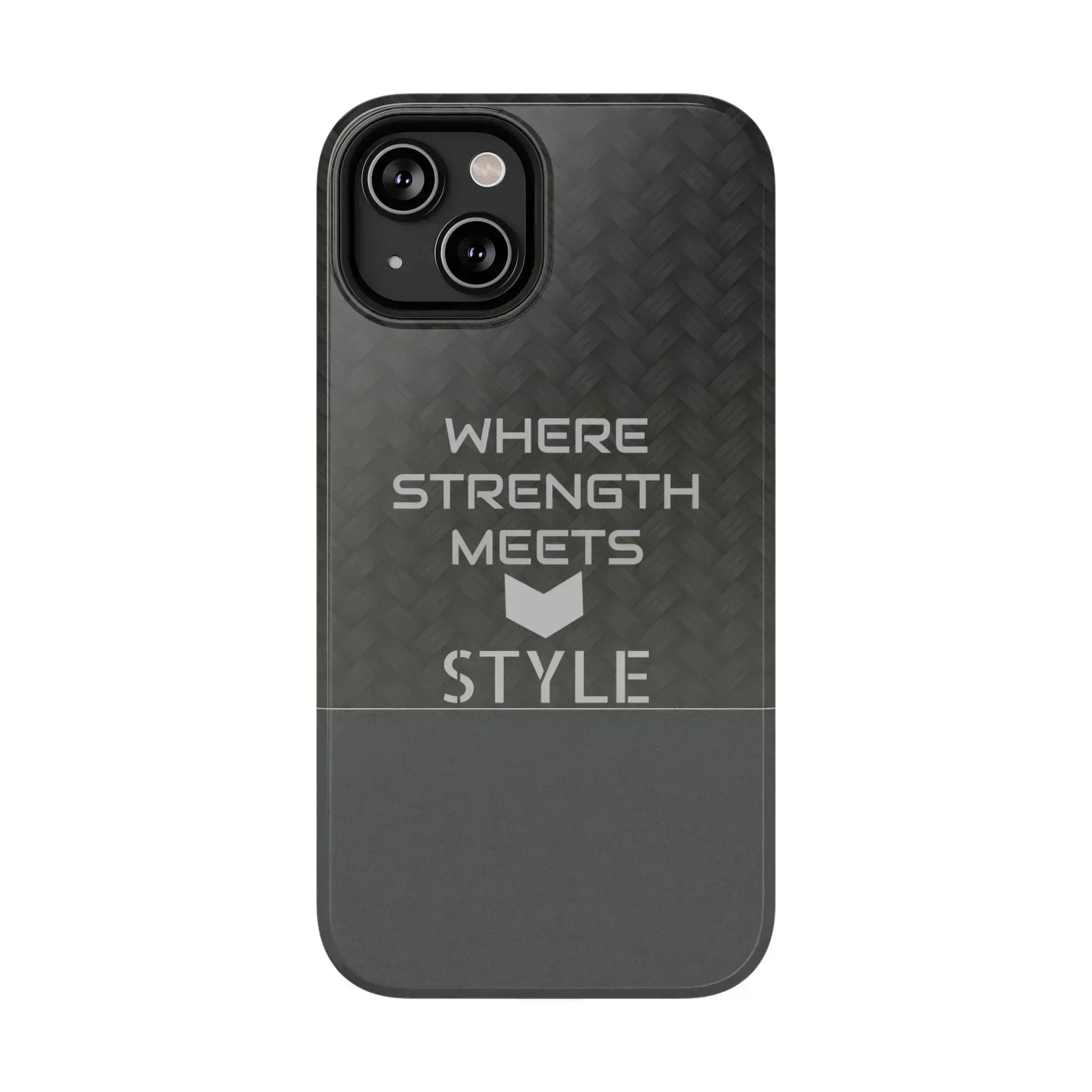 Gray Carbon Phone Case for iPhone 12-16 and Galaxy S21-S22 - KARARMDESIGN