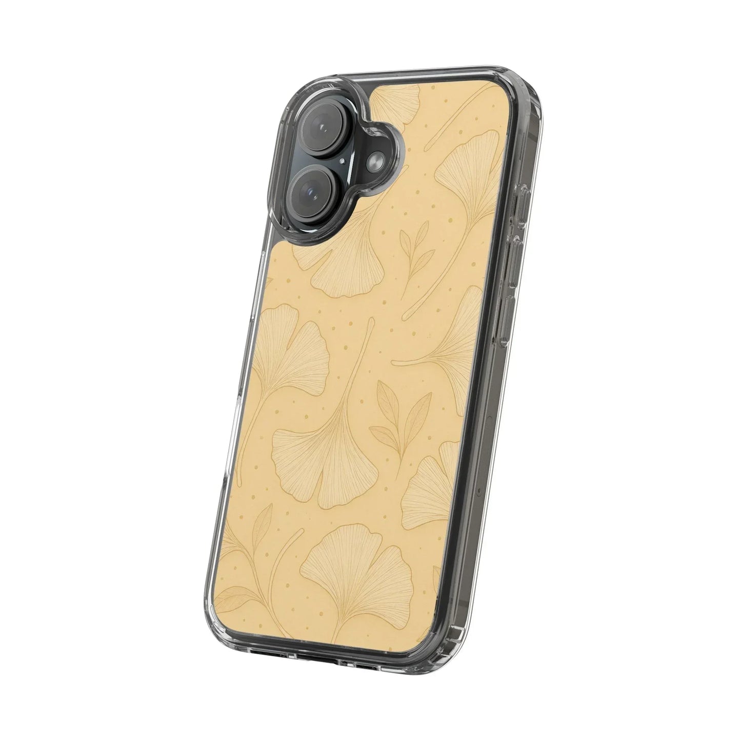 Ginkgo floral phone case for iPhone 12-16 and Samsung Galaxy S21 Models - KarArmDesign