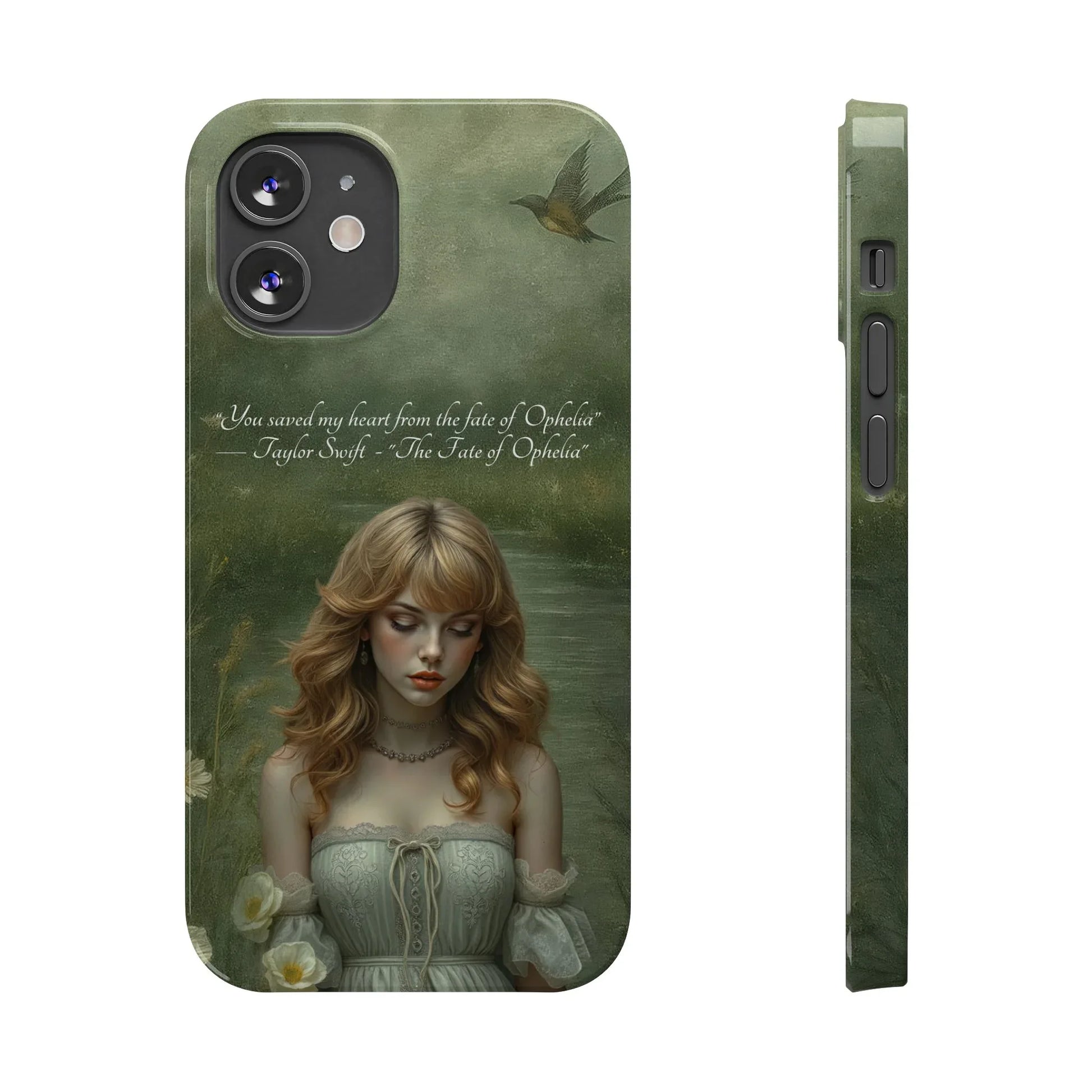 "Melancholic Ophelia" Phone Case for iPhone 11-17 - KARARMDESIGN