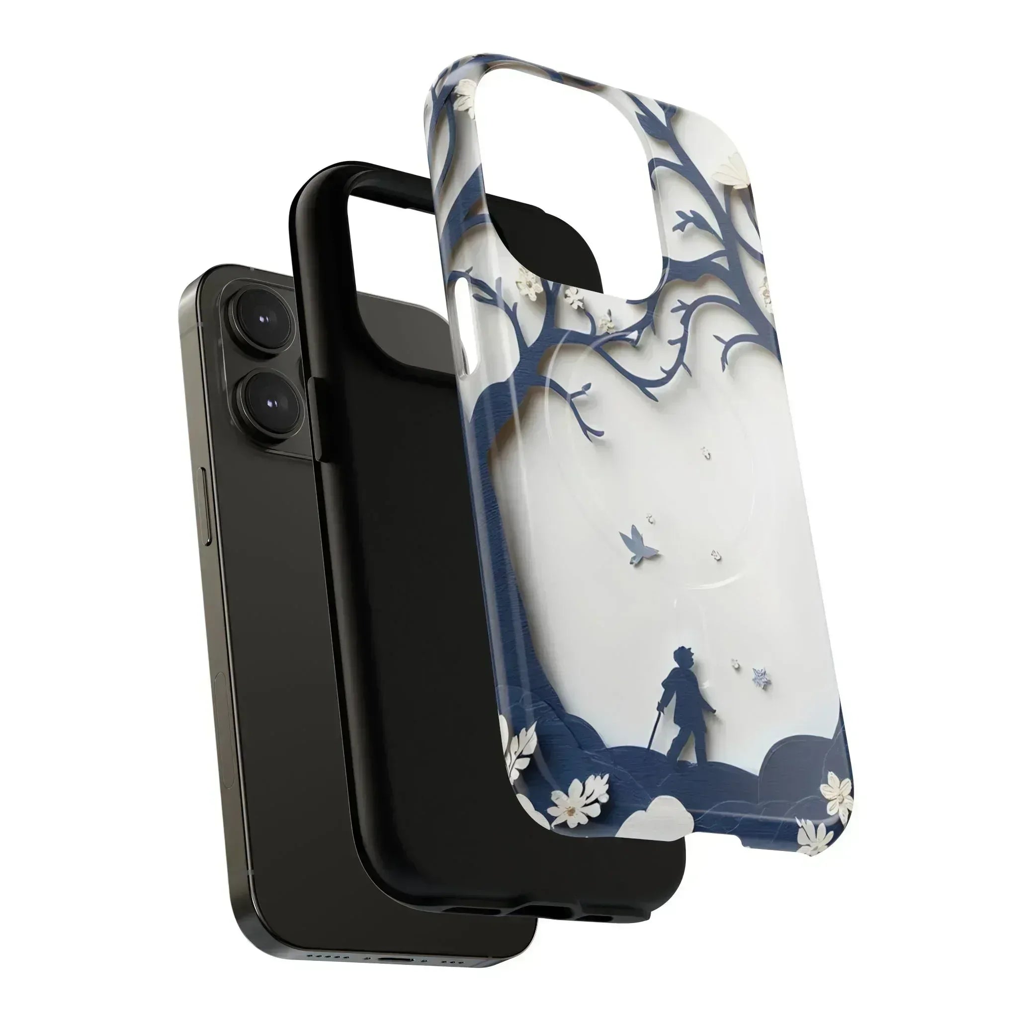 Nature Silhouette Phone Case for iPhone 14-16 - KARARMDESIGN
