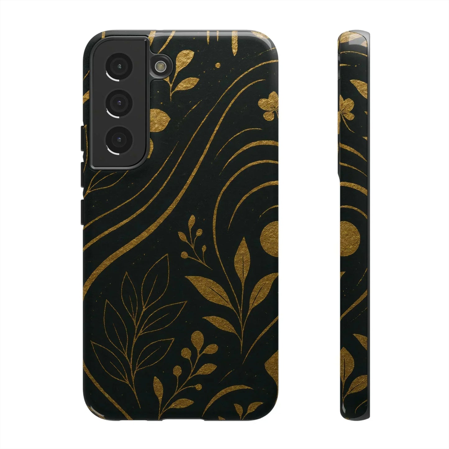 Foil Frenzy Abstract Gold Pattern Phone Case for Samsung Galaxy and Google Pixel - KarArmDesign